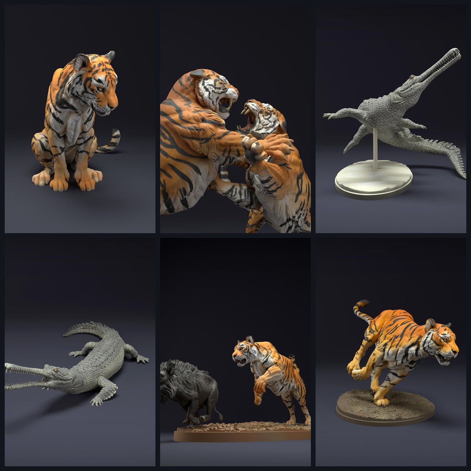 Dieses Bild ist das Kategoriebild für das Release 22_08: Wildtierfiguren für Diorama & Modellbau