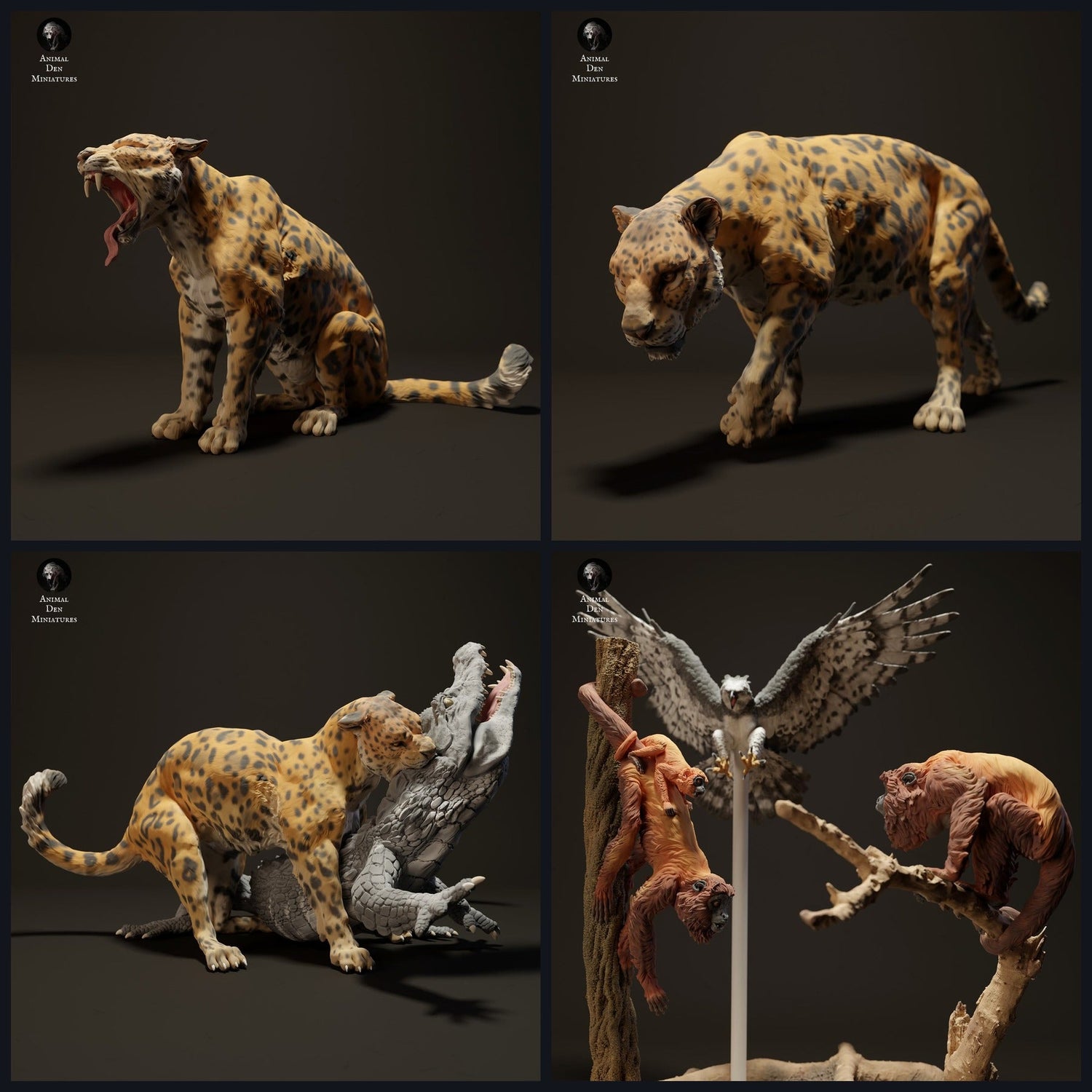Dieses Bild ist das Kategoriebild für das Release 23_06: Südamerikanische Dschungel-Tierminiaturen für Diorama und Modellbau