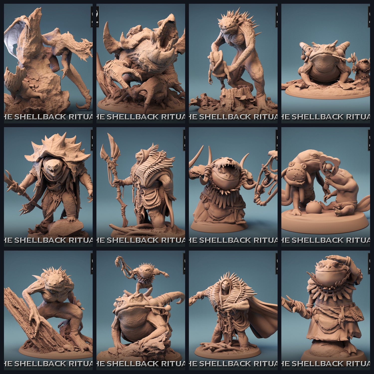 Dieses Bild ist das Kategoriebild für das Release 23_10: The Shellback Ritual - Rescale 3D-Miniaturen