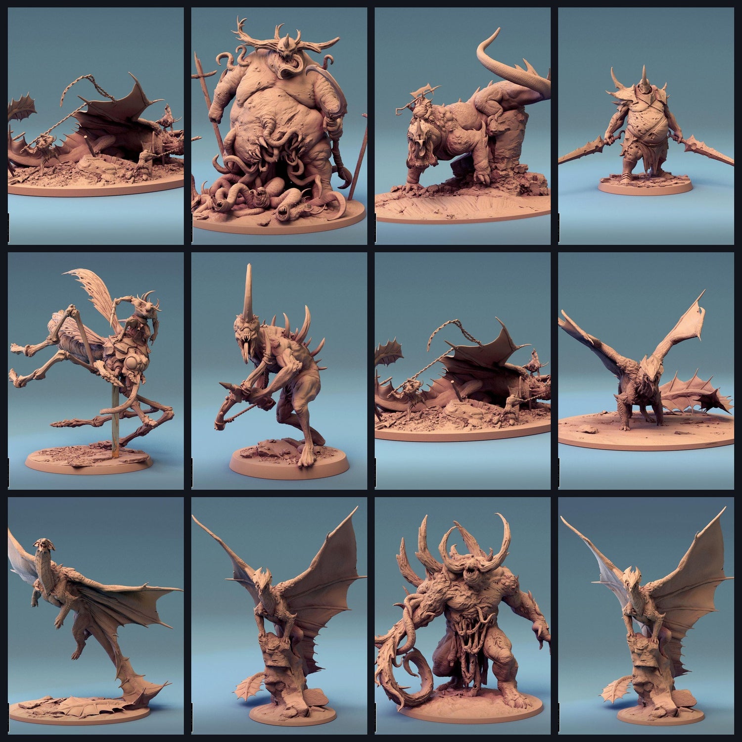 Dieses Bild ist das Kategoriebild für das Release 24_08: Pit Of Pestilence – Rescale Miniaturen für Fantasy Tabletop
