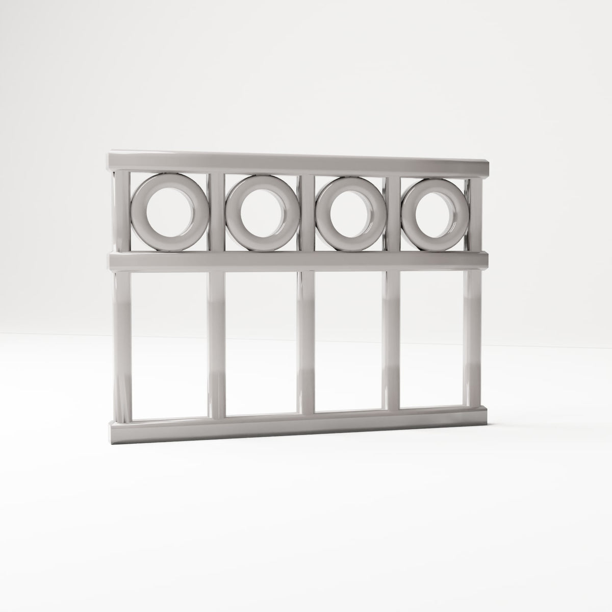 MyPortal 132 3: Diorama Gelände: Dekoratives Zaunelement mit Ringen (Ref. 132D)