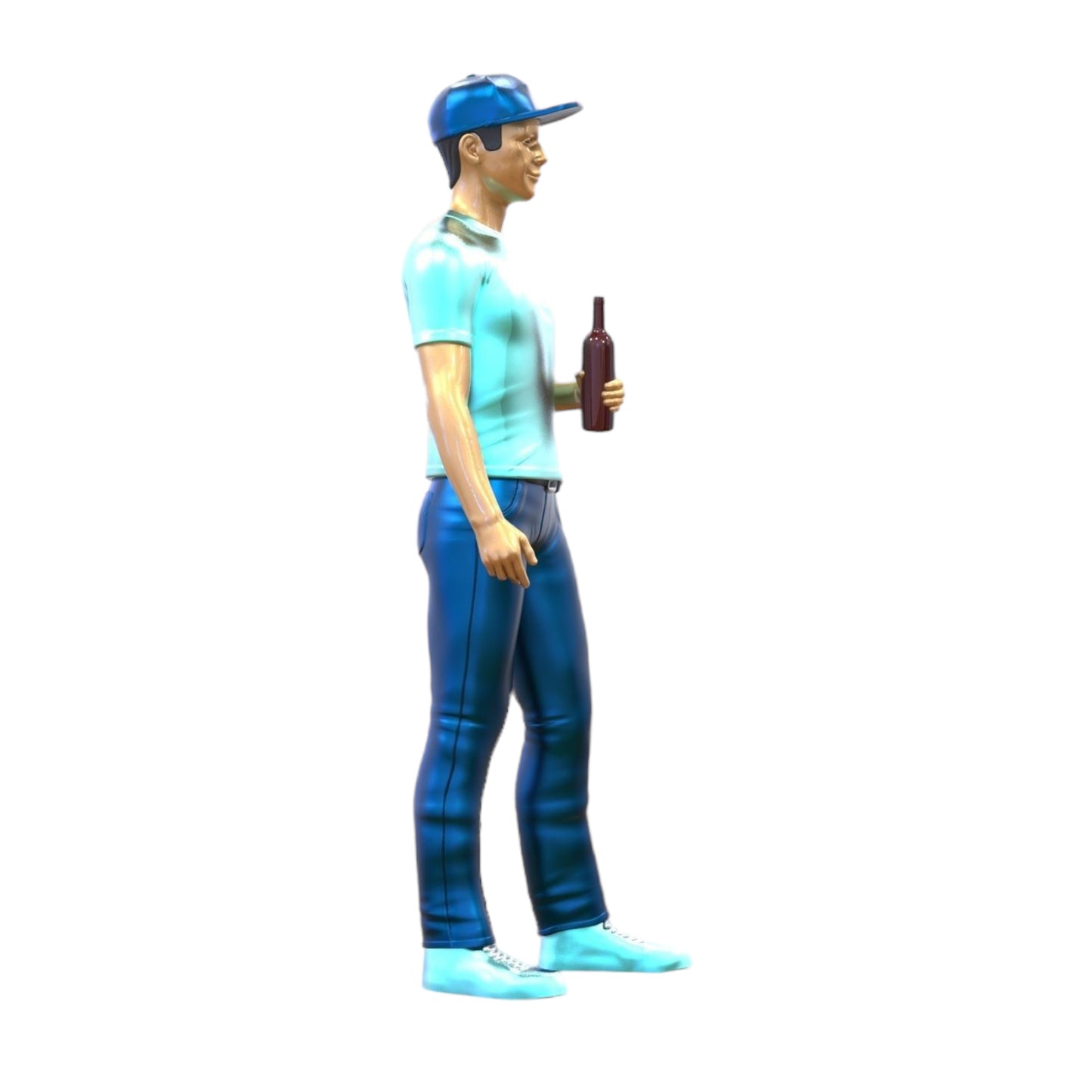 Produktfoto 0: Mann mit Bier