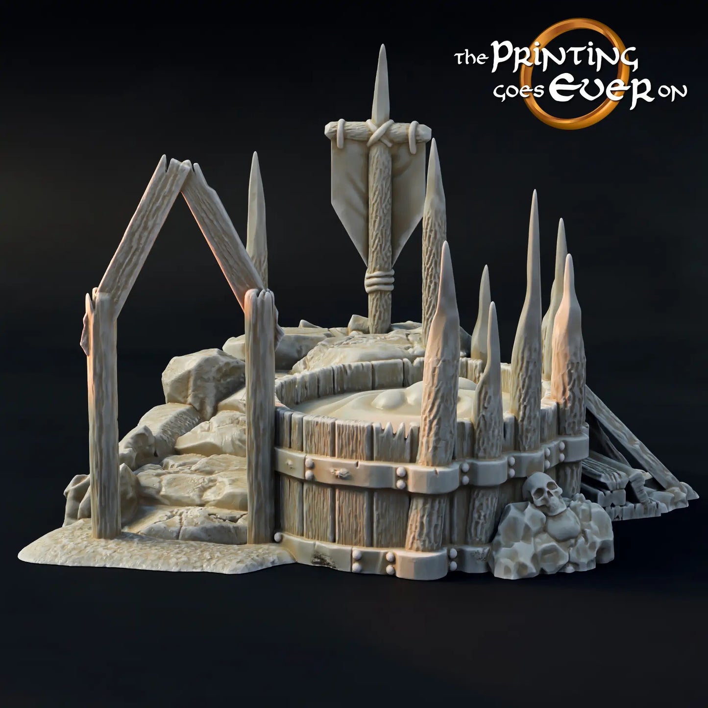 Produktfoto Tabletop 28mm The Printing Goes Ever On (TPGEO) 0: Orkgrube - Schlammige Brutstätte der Orks - Rekrutierung des Bösen