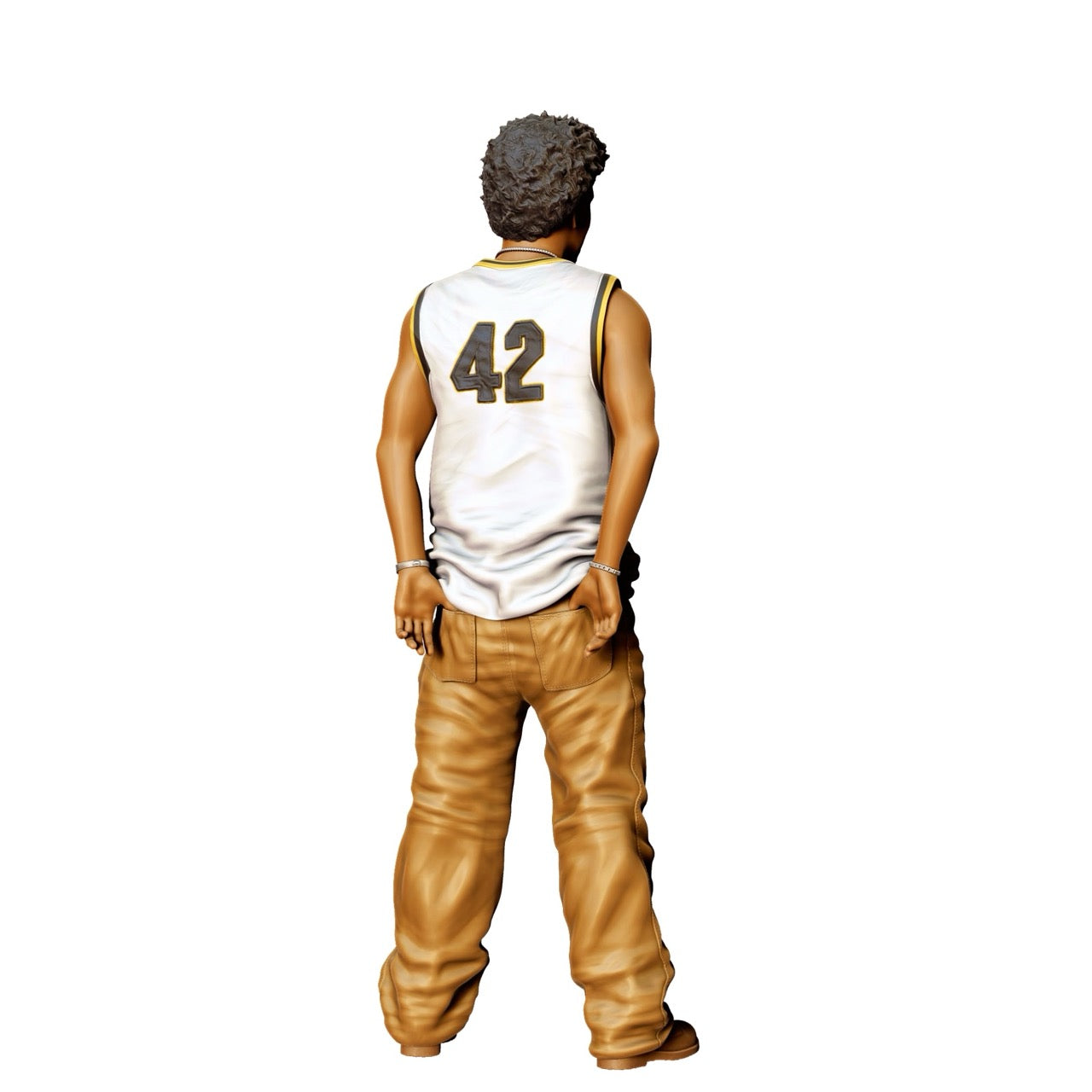 Miniatur Figur: Mann mit Basketball Outfit (Nr. 279)