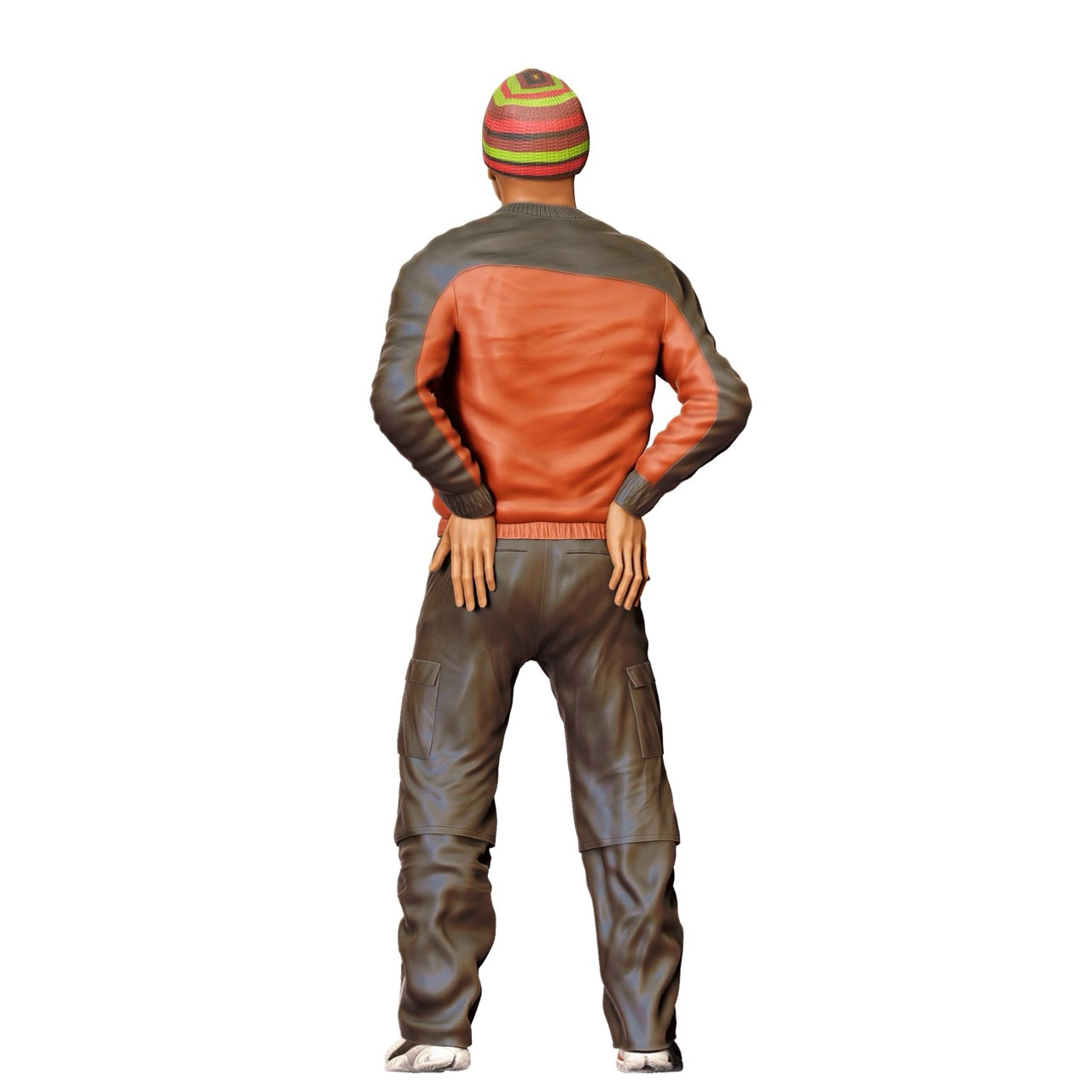 Miniatur Figur: Mann mit Mütze und Lederjacke (Nr. 281)