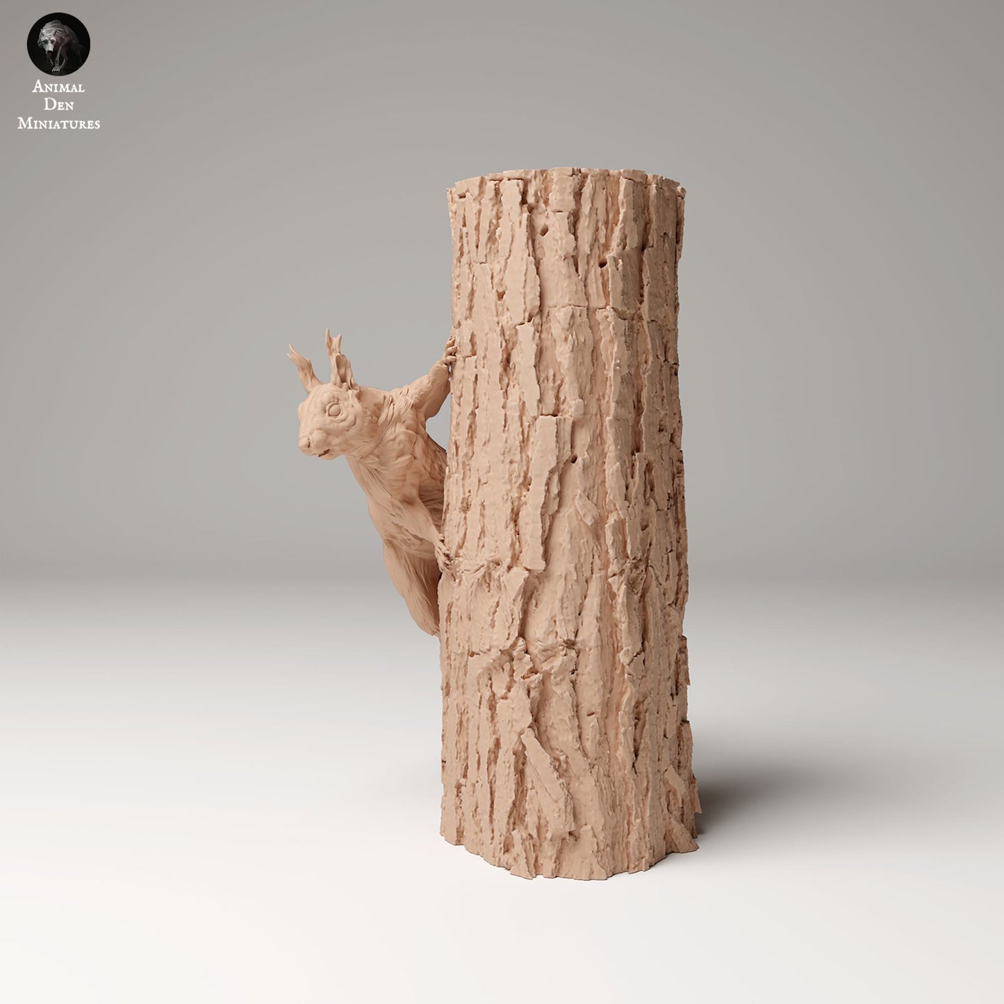 Produktfoto Tier Figur Diorama, Modellbau: 0: Wildtier Figur: Eichhörnchen auf Baum – Rotes Eichhörnchen (Ref 24_09_01)