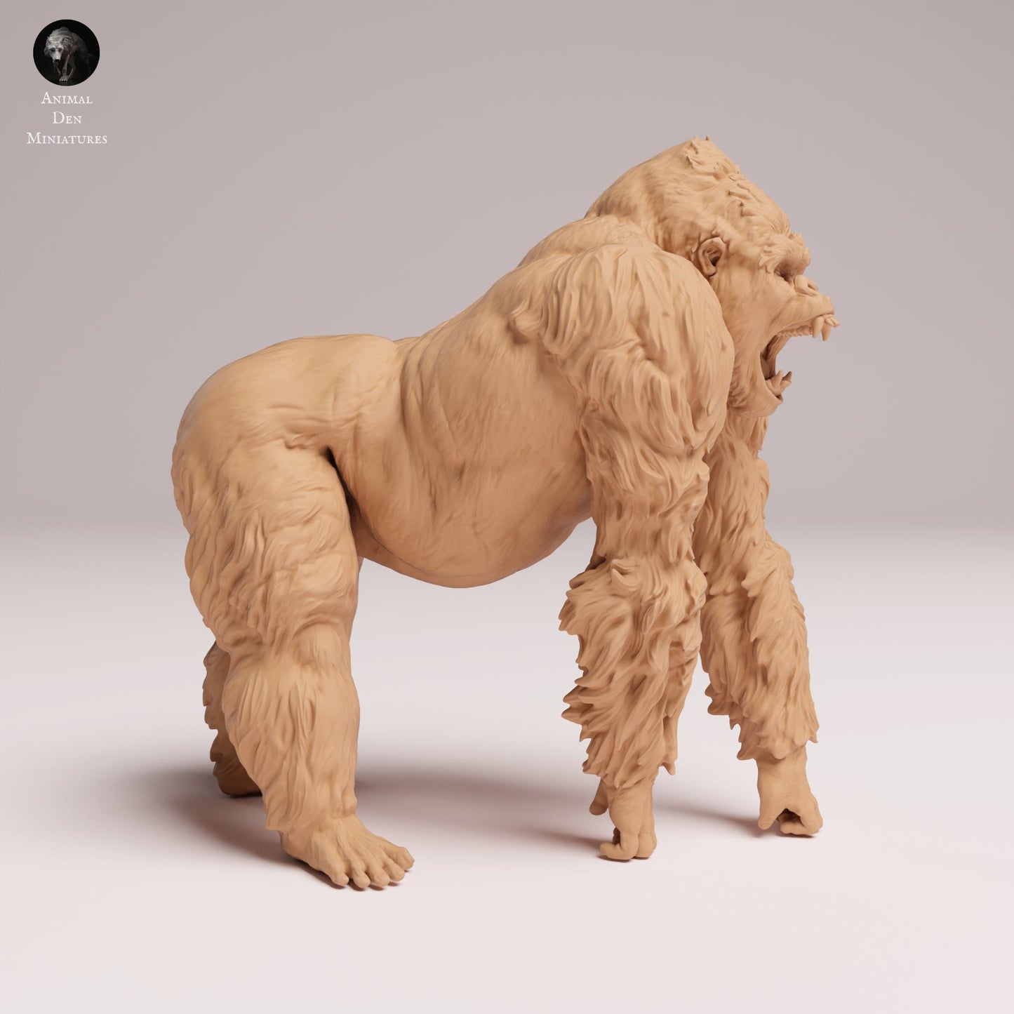 Produktfoto Tier Figur Diorama, Modellbau: 0: Dschungel Tier Figur: Aggressiver Östlicher Flachlandgorilla – Silberrücken (Ref 25_07_07)