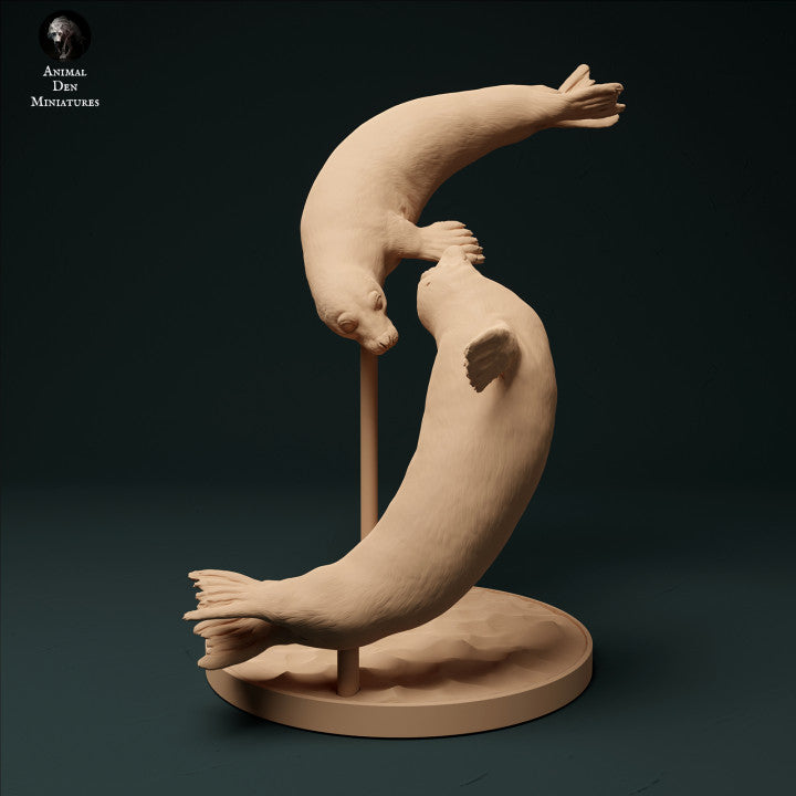 Produktfoto Tier Figur Diorama, Modellbau: 0: Kegelrobben schwimmend: Tiere aus dem Meer