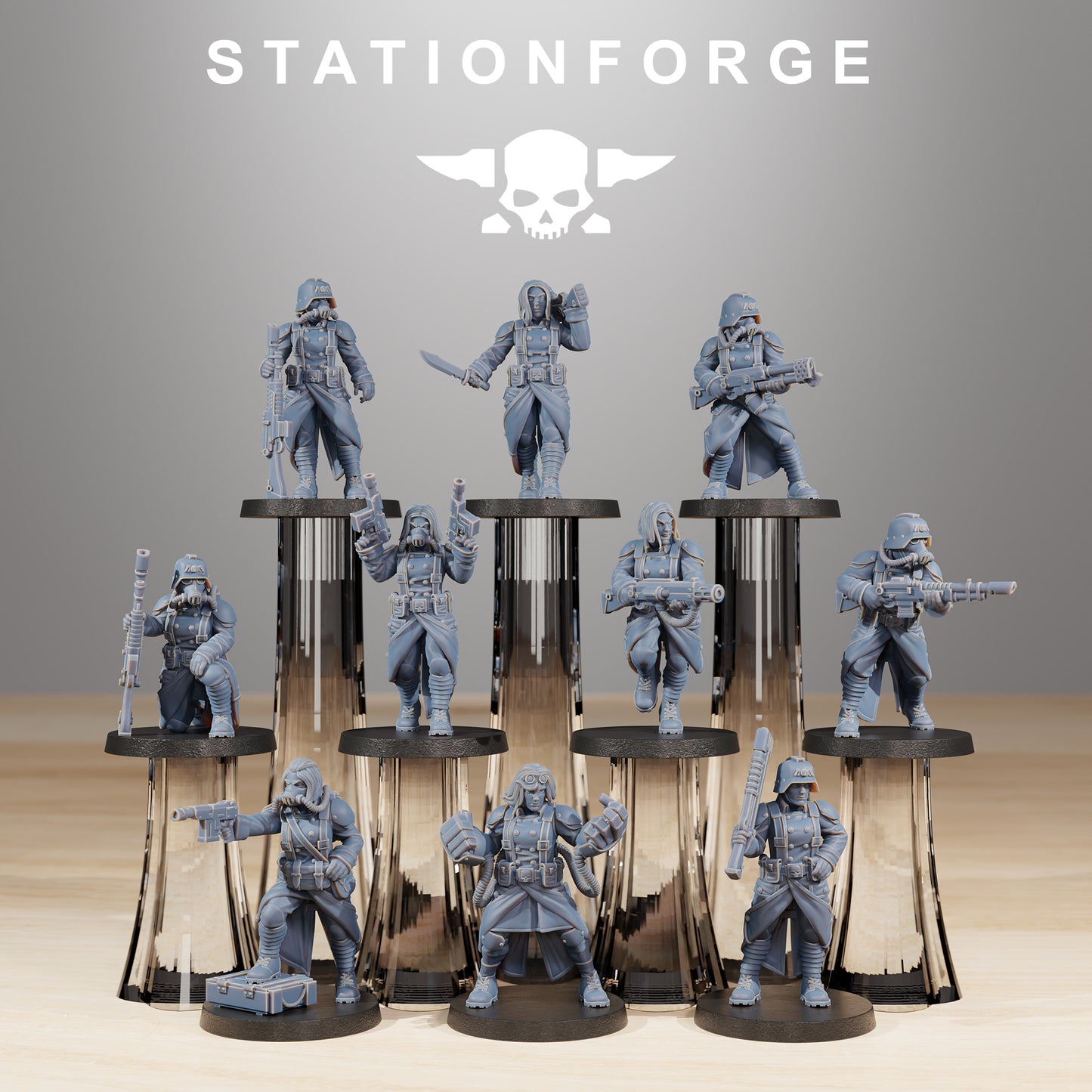 Produktfoto Tabletop 28mm The Printing Goes Ever On (TPGEO) 0: GrimGuard Sisters of War