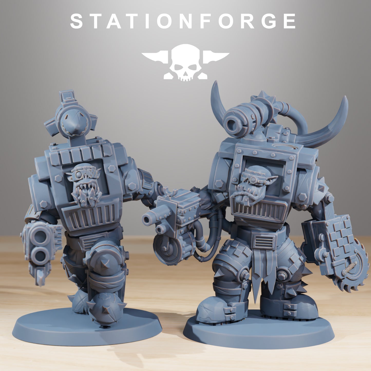Produktfoto Tabletop 28mm The Printing Goes Ever On (TPGEO) 0: Orkaz Steelbrutes