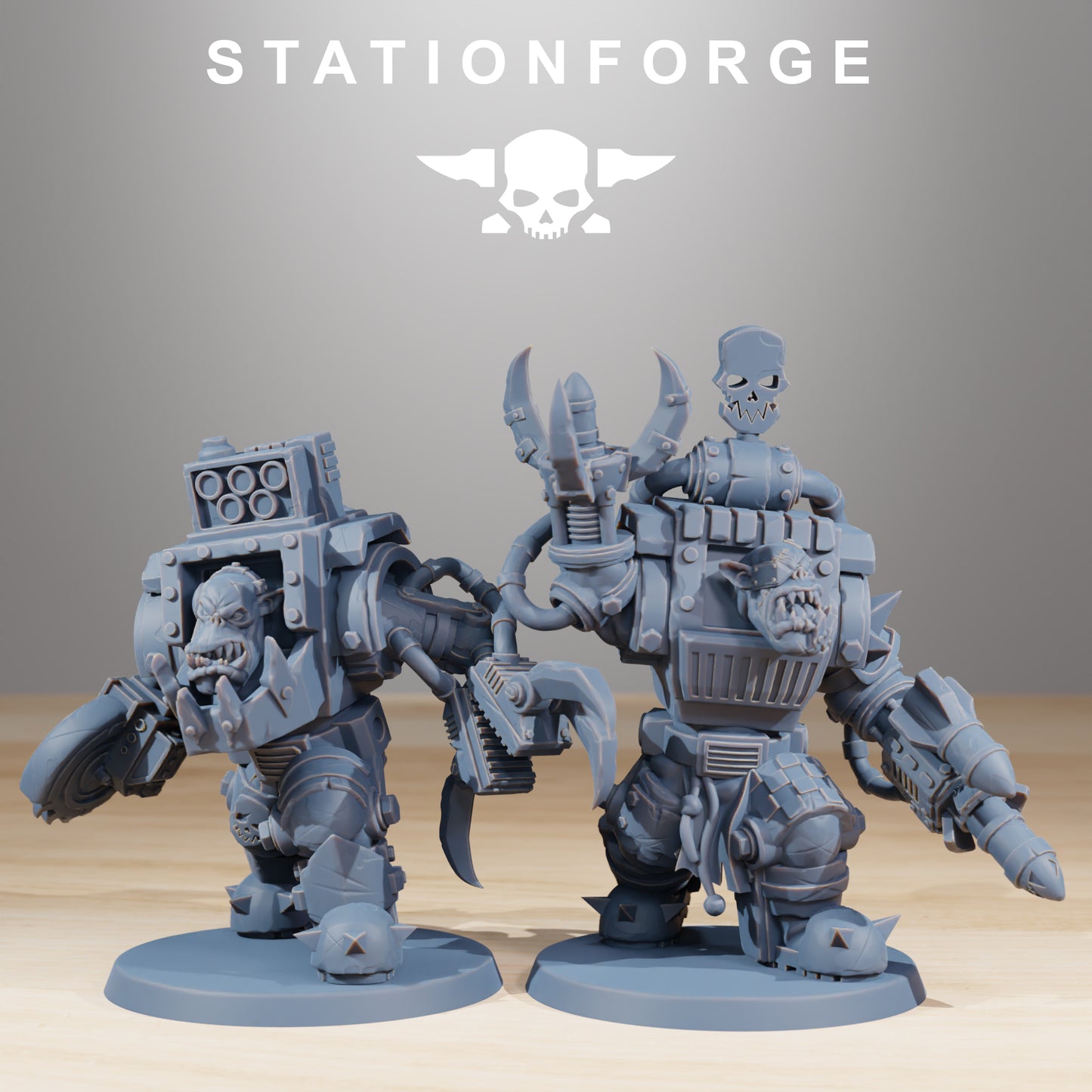 Produktfoto Tabletop 28mm The Printing Goes Ever On (TPGEO) 0: Orkaz Steelbrutes