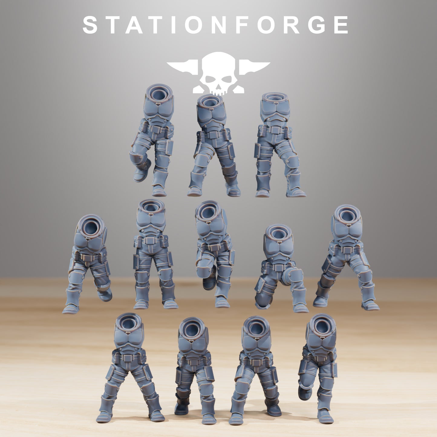 Produktfoto Tabletop 28mm The Printing Goes Ever On (TPGEO) 0: Vaskar Infantry Builder Kit