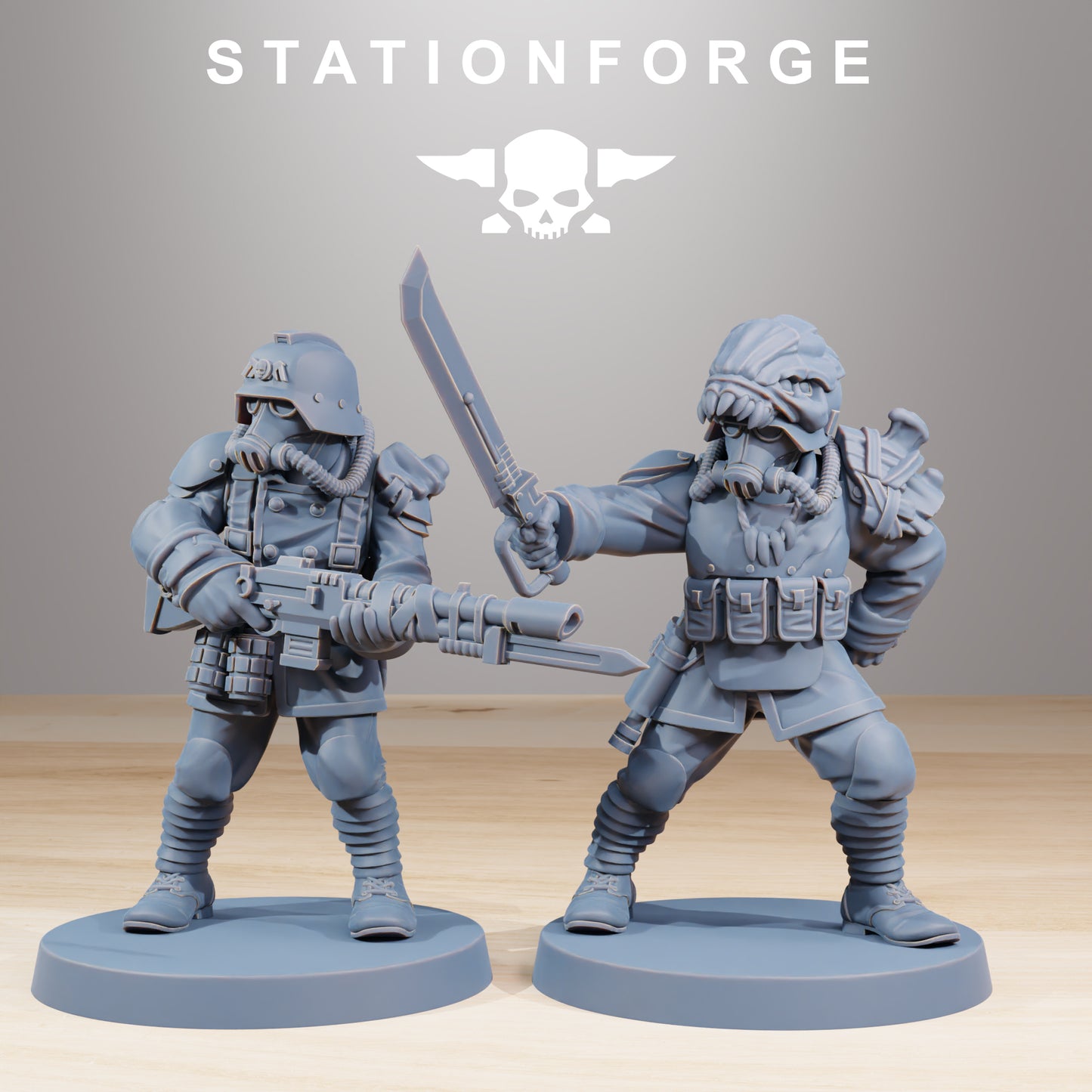 Produktfoto Tabletop 28mm The Printing Goes Ever On (TPGEO) 0: GrimGuard Xenarid Hunters