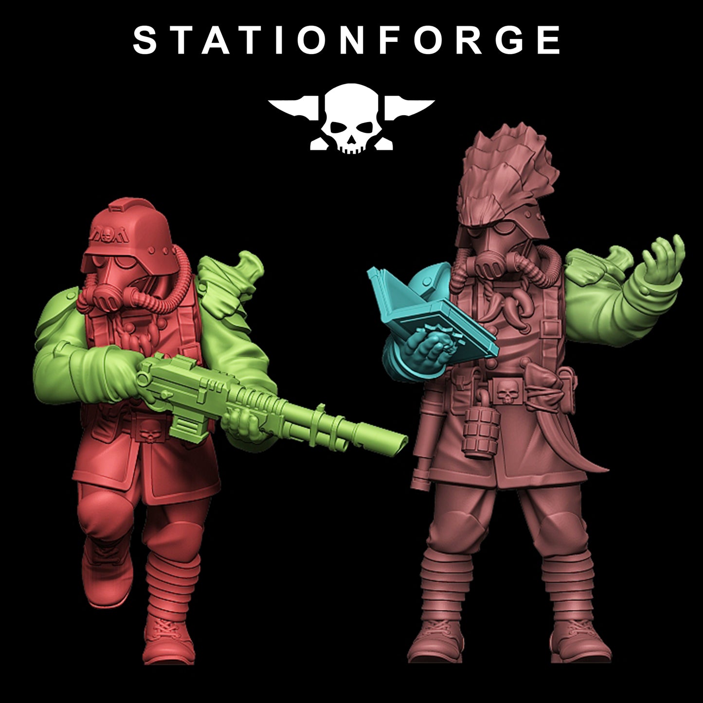 Produktfoto Tabletop 28mm The Printing Goes Ever On (TPGEO) 0: GrimGuard Xenarid Hunters