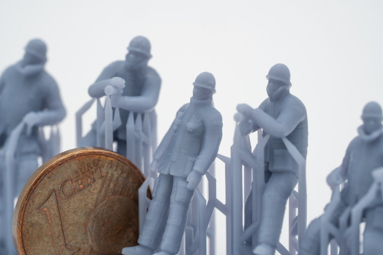 Produktfoto Figur H0, 1:72 - 0: Feuerwehr Figuren Set