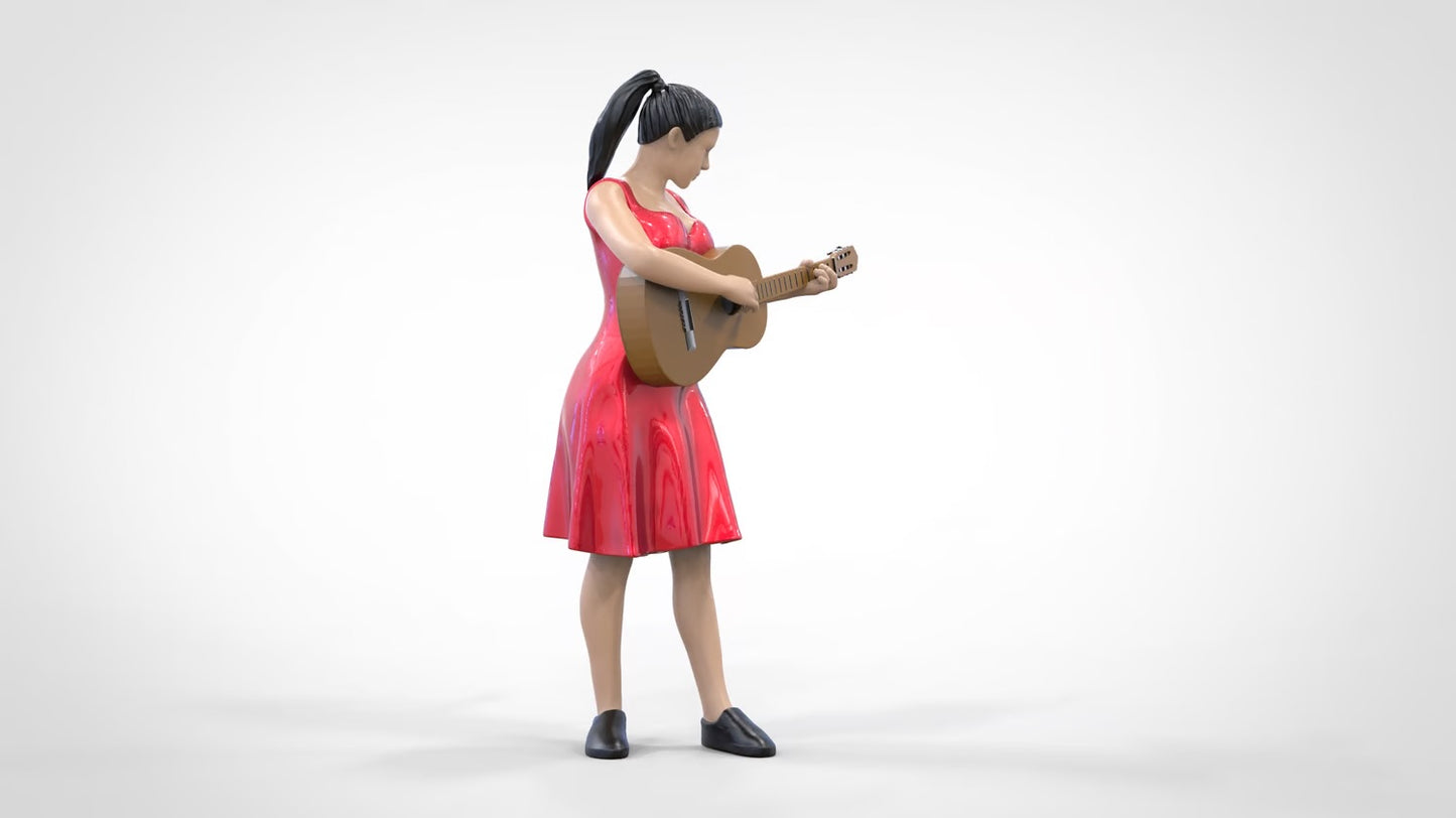 Produktfoto 0: Musiker - Frau mit Gitarre