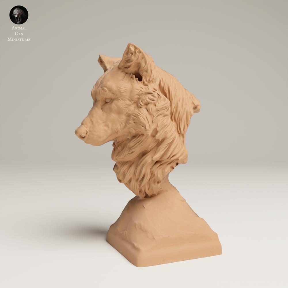 Produktfoto Tierfigur Animal Den Miniatures 2: Wildtier Tierfigur: Grauwolf - Büste (25_06_16)