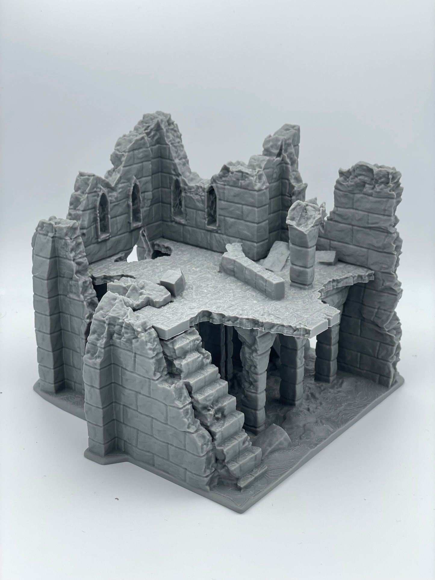 Produktfoto Tabletop 28mm The Printing Goes Ever On (TPGEO) 0: Ruine E - Trümmer einer mittelalterlichen Stadt - Zerstörtes Haus