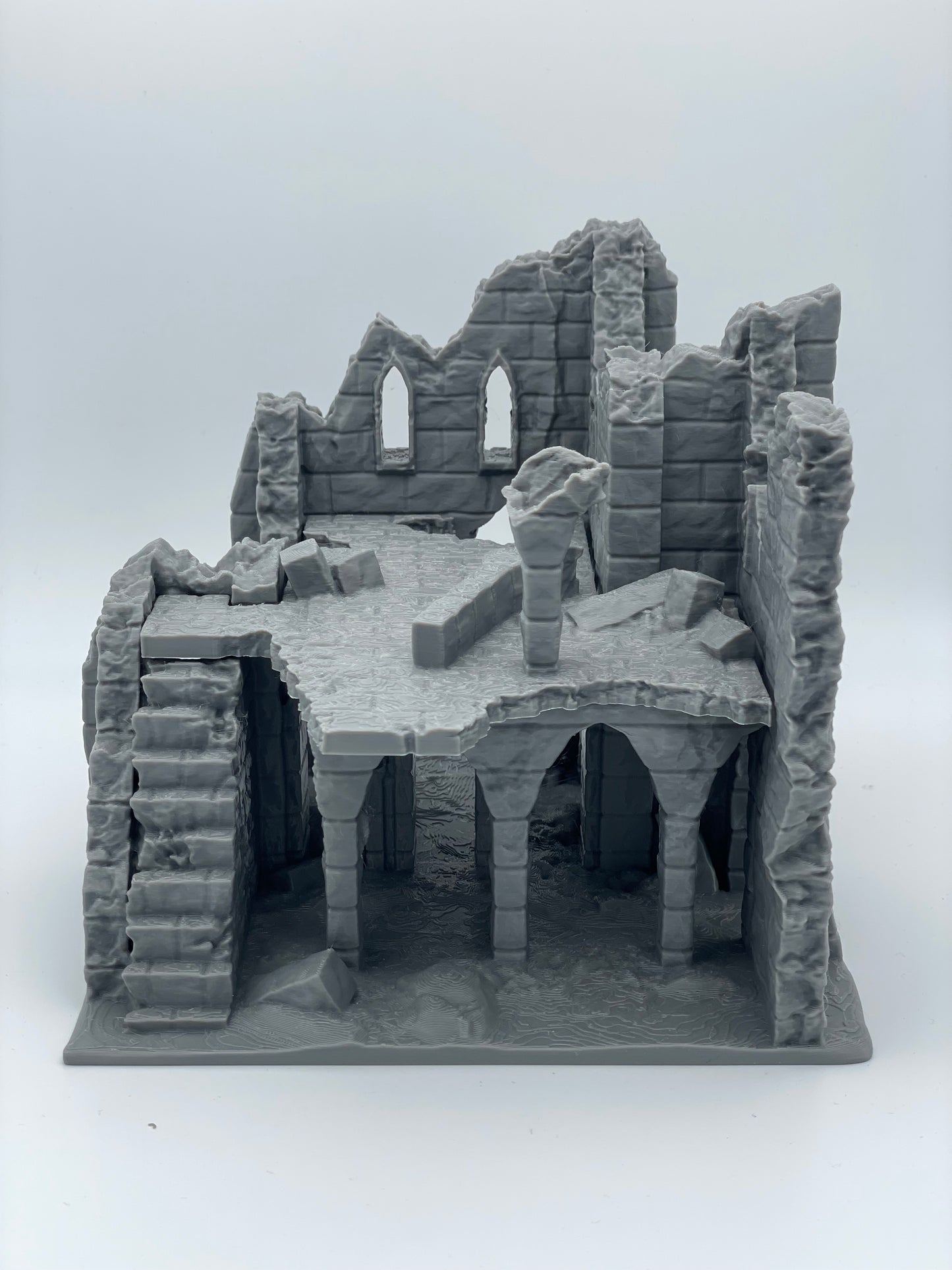 Produktfoto Tabletop 28mm The Printing Goes Ever On (TPGEO) 0: Ruine E - Trümmer einer mittelalterlichen Stadt - Zerstörtes Haus