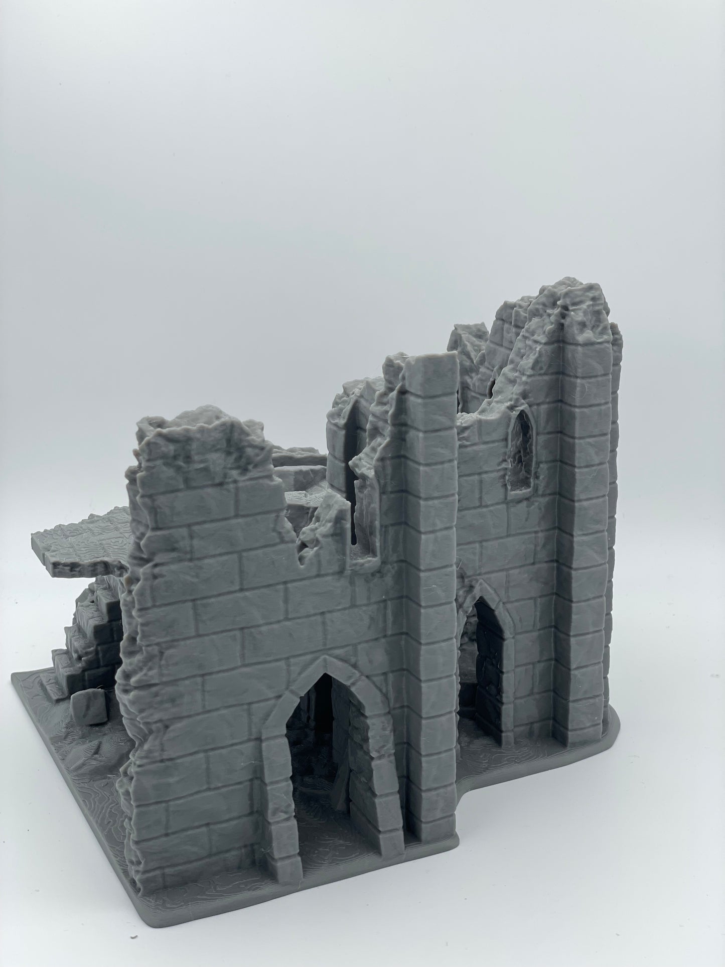 Produktfoto Tabletop 28mm The Printing Goes Ever On (TPGEO) 0: Ruine E - Trümmer einer mittelalterlichen Stadt - Zerstörtes Haus