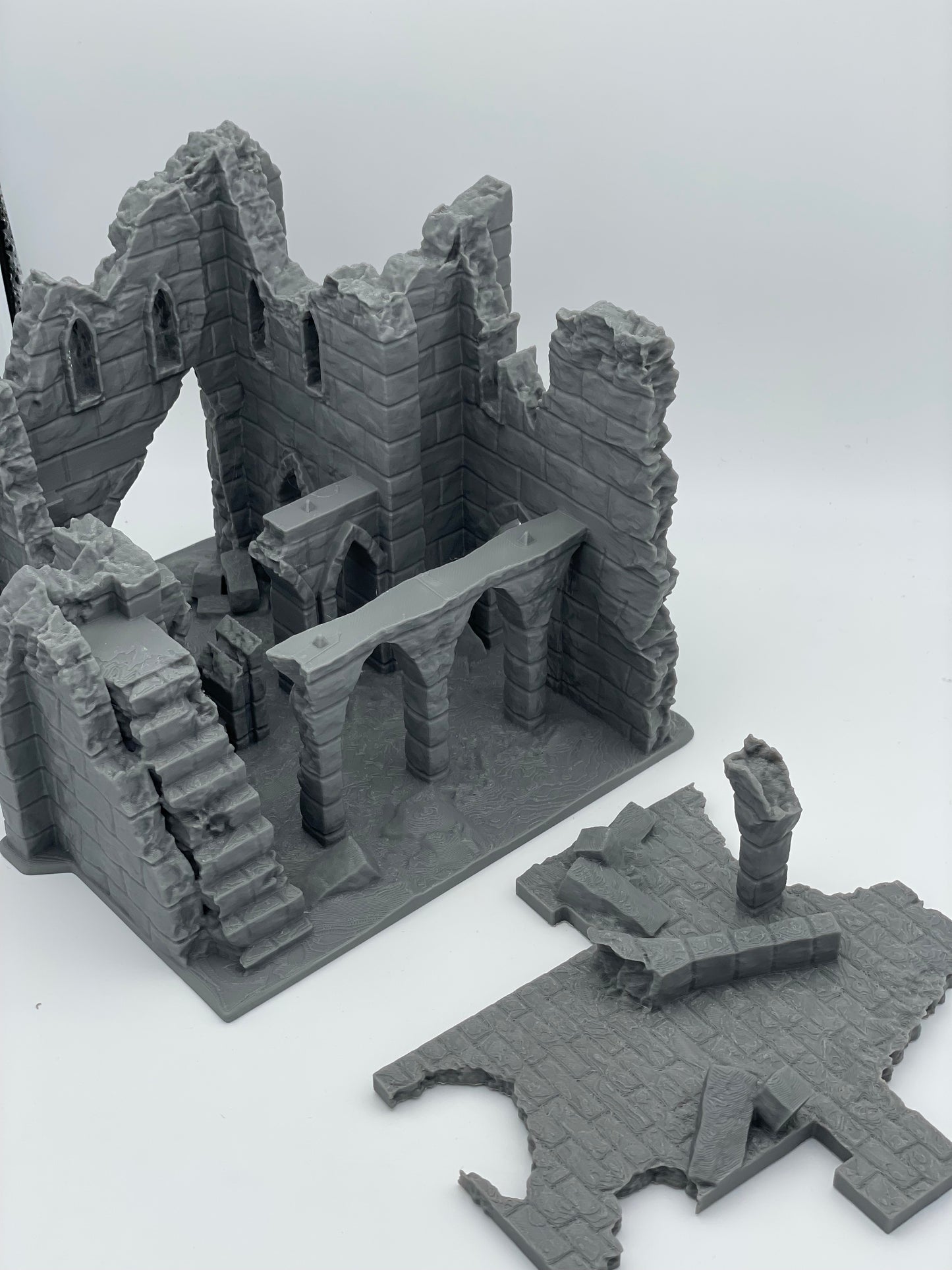 Produktfoto Tabletop 28mm The Printing Goes Ever On (TPGEO) 0: Ruine E - Trümmer einer mittelalterlichen Stadt - Zerstörtes Haus