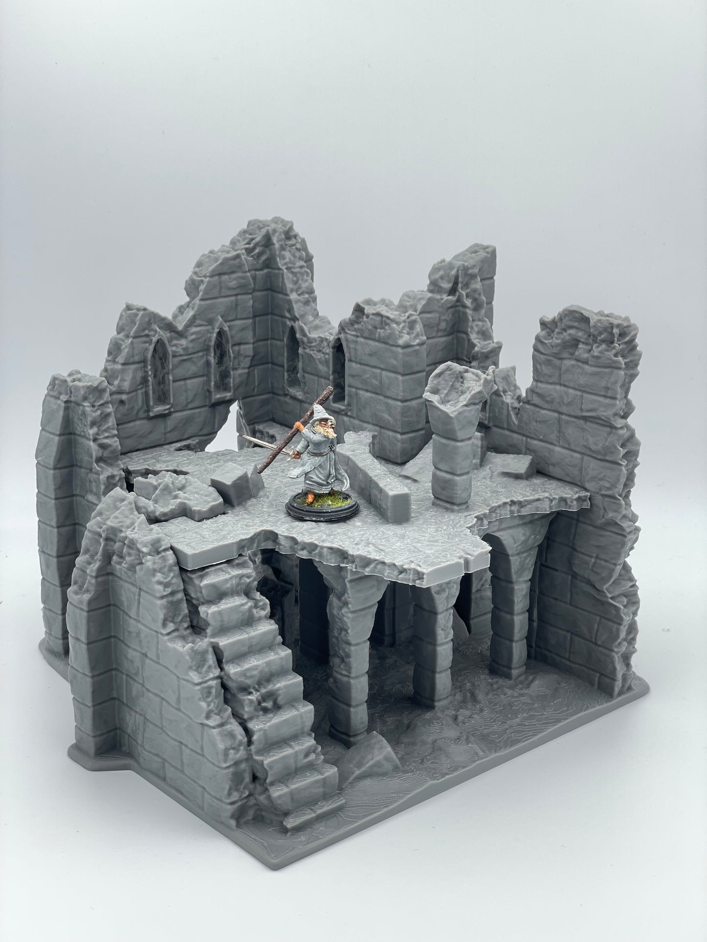 Produktfoto Tabletop 28mm The Printing Goes Ever On (TPGEO) 0: Ruine E - Trümmer einer mittelalterlichen Stadt - Zerstörtes Haus