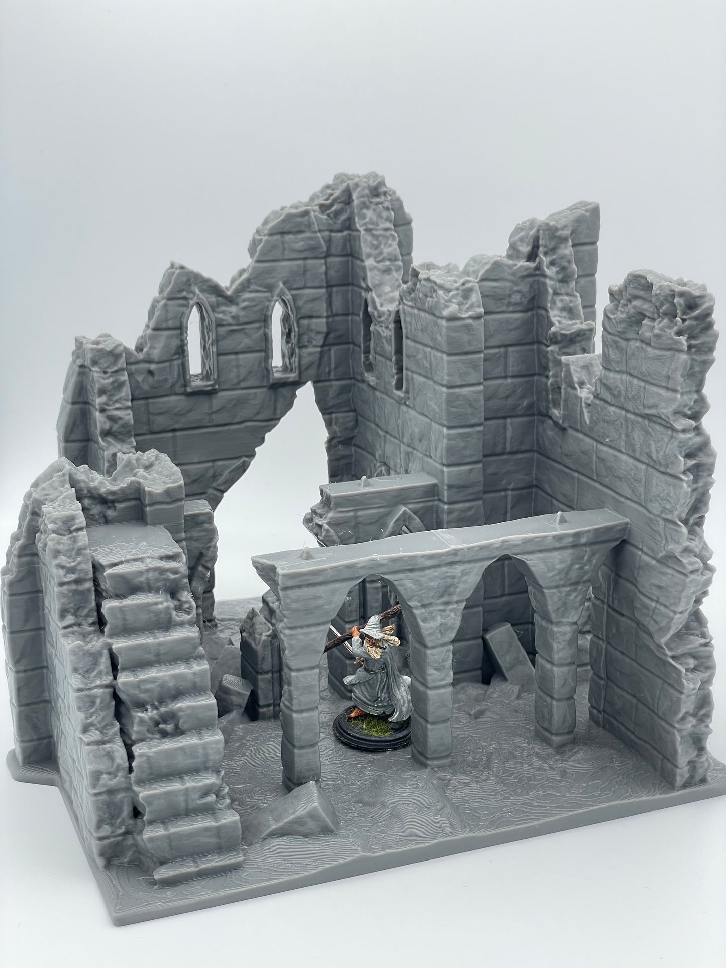 Produktfoto Tabletop 28mm The Printing Goes Ever On (TPGEO) 0: Ruine E - Trümmer einer mittelalterlichen Stadt - Zerstörtes Haus