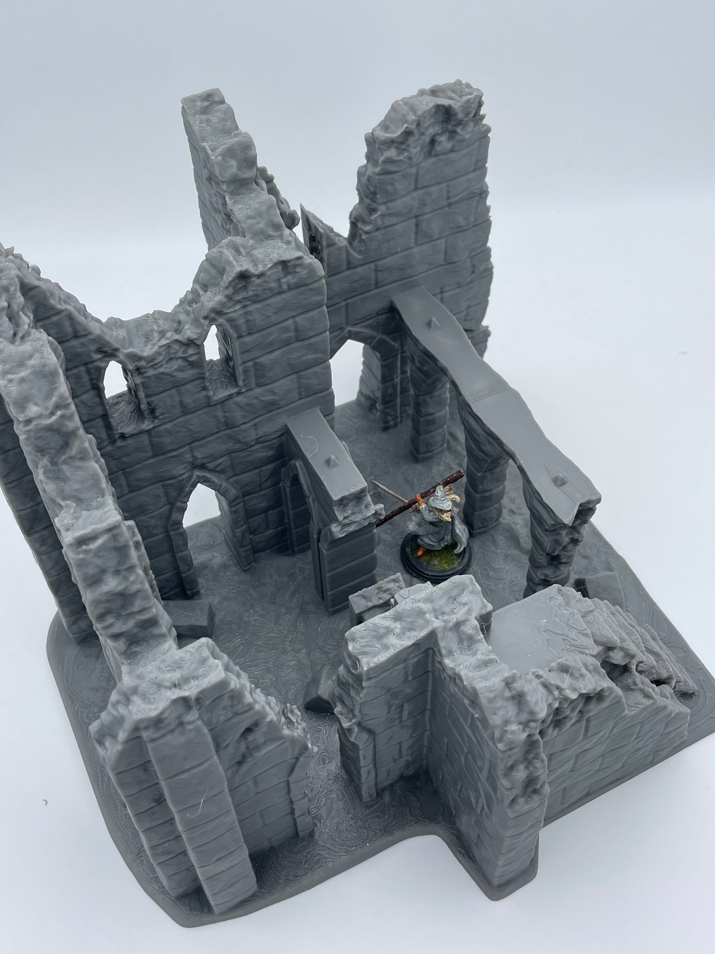 Produktfoto Tabletop 28mm The Printing Goes Ever On (TPGEO) 0: Ruine E - Trümmer einer mittelalterlichen Stadt - Zerstörtes Haus
