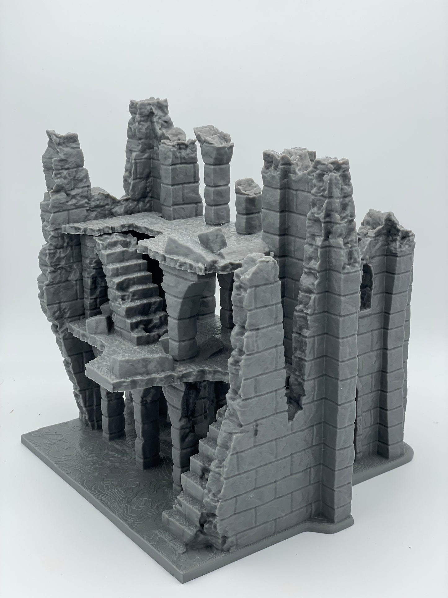 Produktfoto Tabletop 28mm The Printing Goes Ever On (TPGEO) 0: Ruine E - Trümmer einer mittelalterlichen Stadt - Zerstörtes Haus