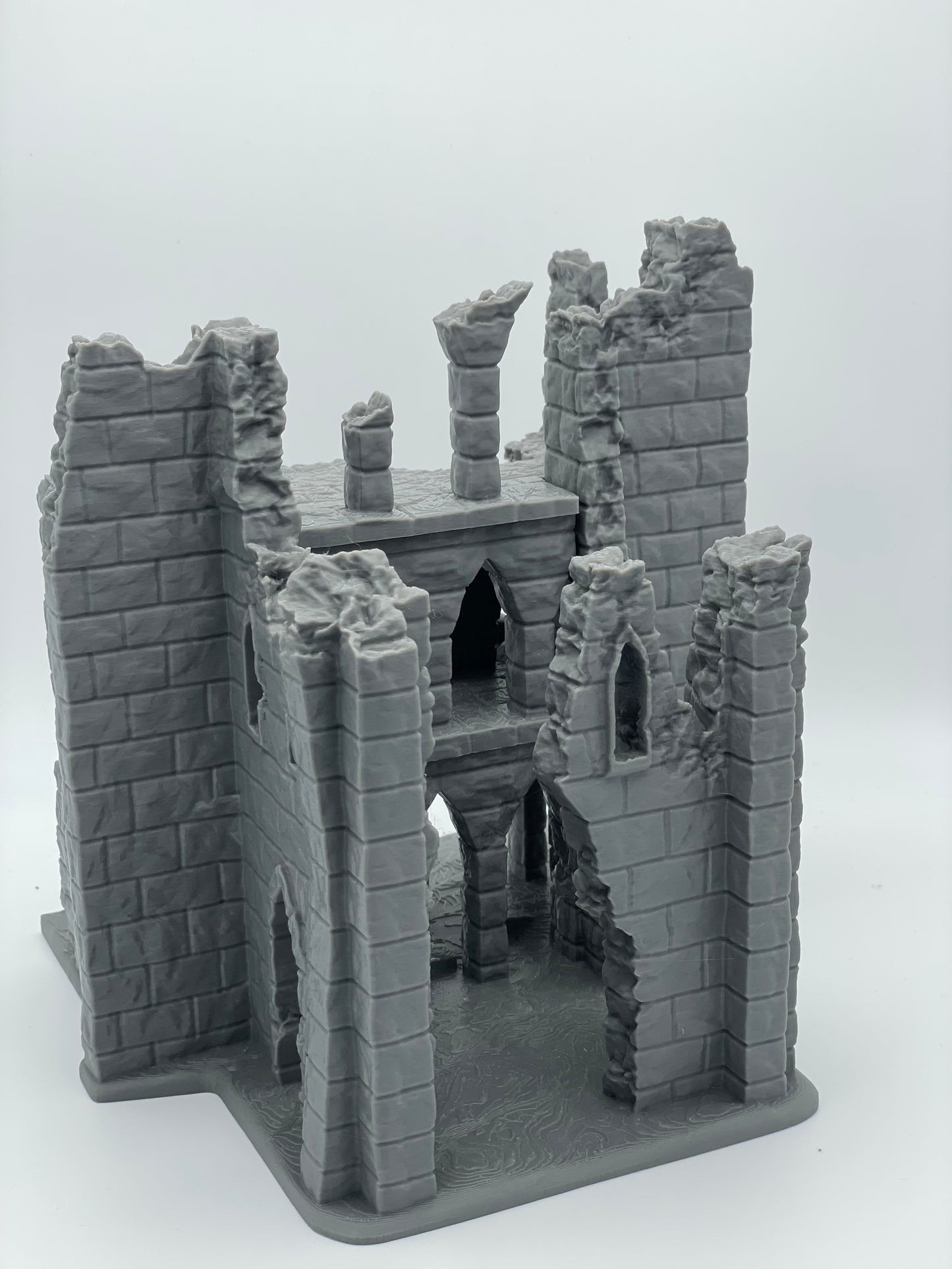 Produktfoto Tabletop 28mm The Printing Goes Ever On (TPGEO) 0: Ruine E - Trümmer einer mittelalterlichen Stadt - Zerstörtes Haus