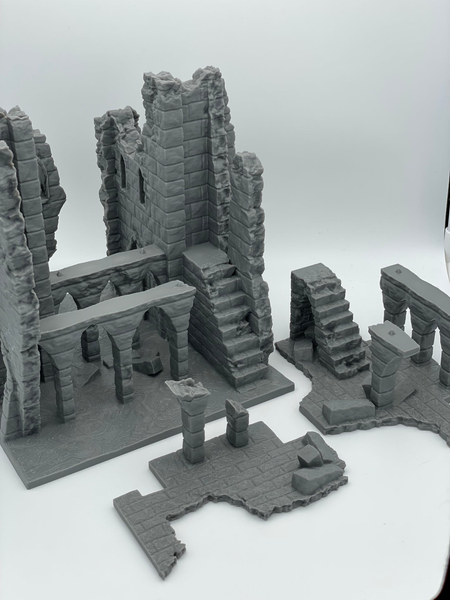 Produktfoto Tabletop 28mm The Printing Goes Ever On (TPGEO) 0: Ruine E - Trümmer einer mittelalterlichen Stadt - Zerstörtes Haus