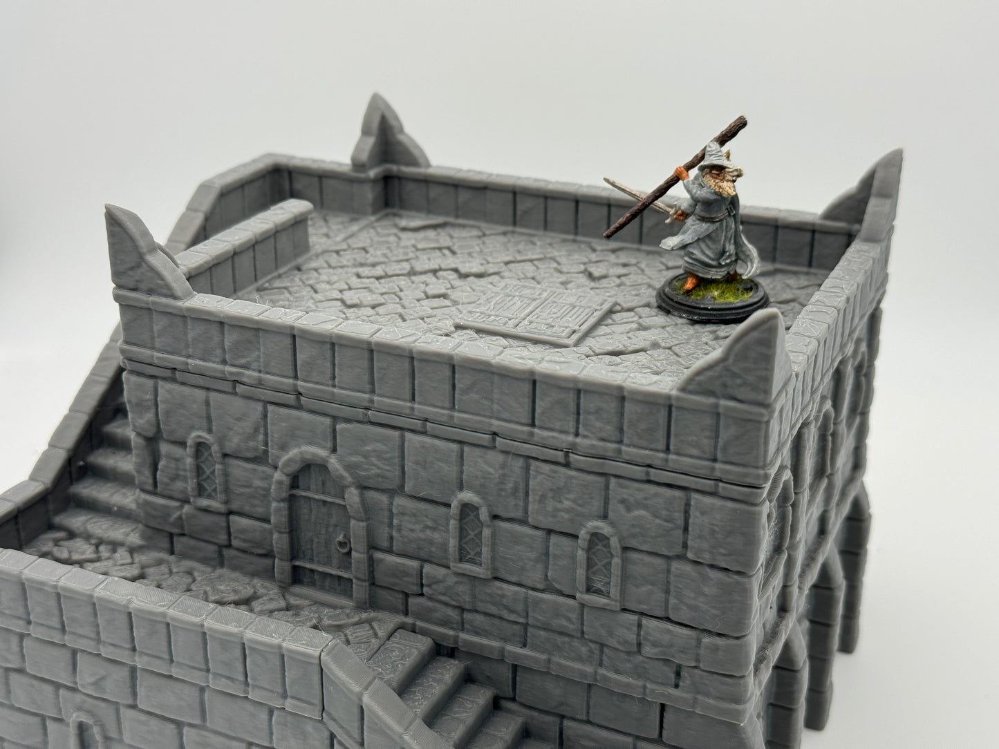 Produktfoto Tabletop 28mm The Printing Goes Ever On (TPGEO) 0: Handelsplatz Ivory City - Gebäude Königreich Gonthan - Trade Hall Tabletop Terrain