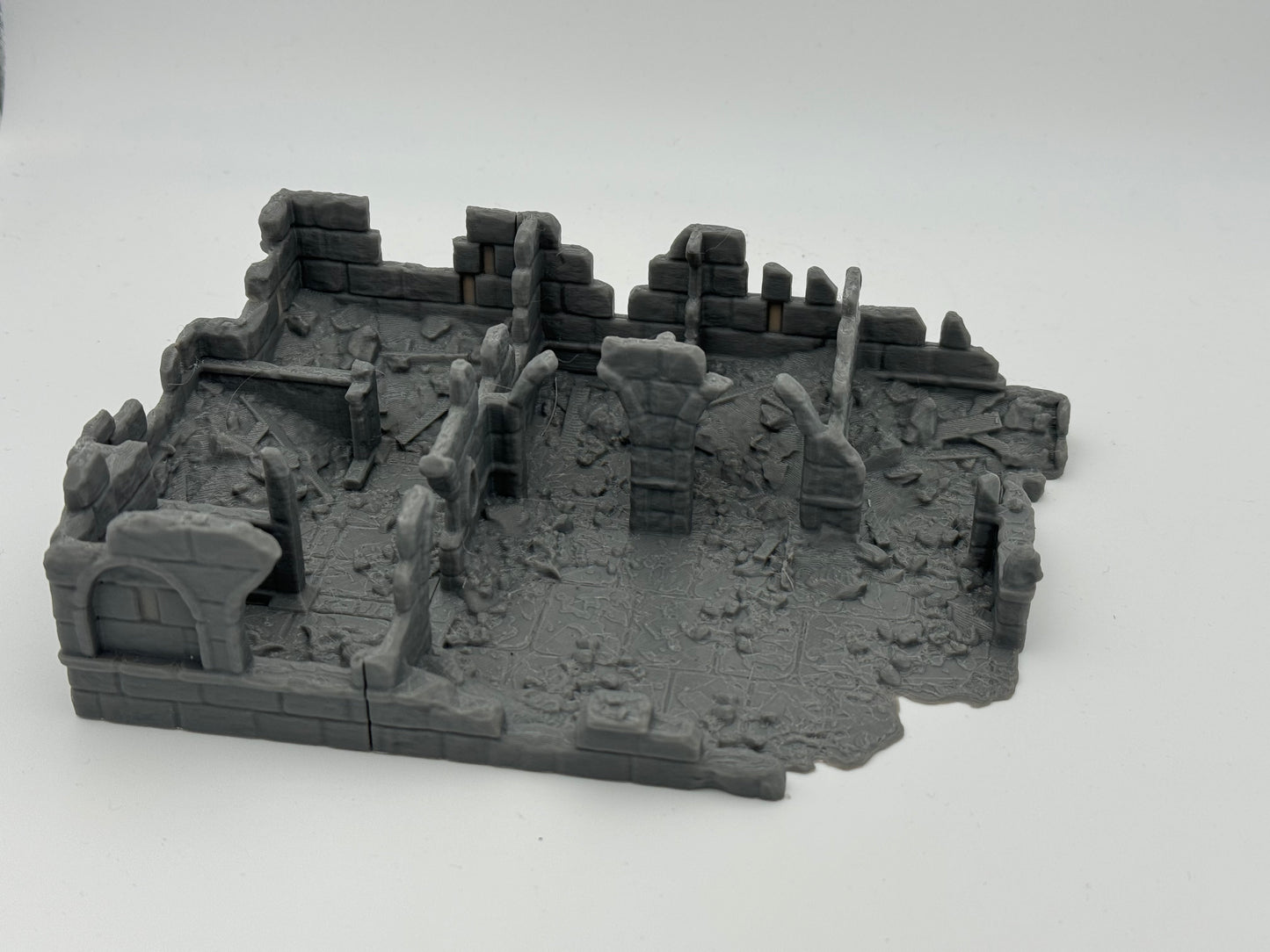 Produktfoto Tabletop 28mm The Printing Goes Ever On (TPGEO) 0: Stallungen Ruinen Ivory City - Gebäude Königreich Gonthan - Stables Ruins Tabletop Terrain