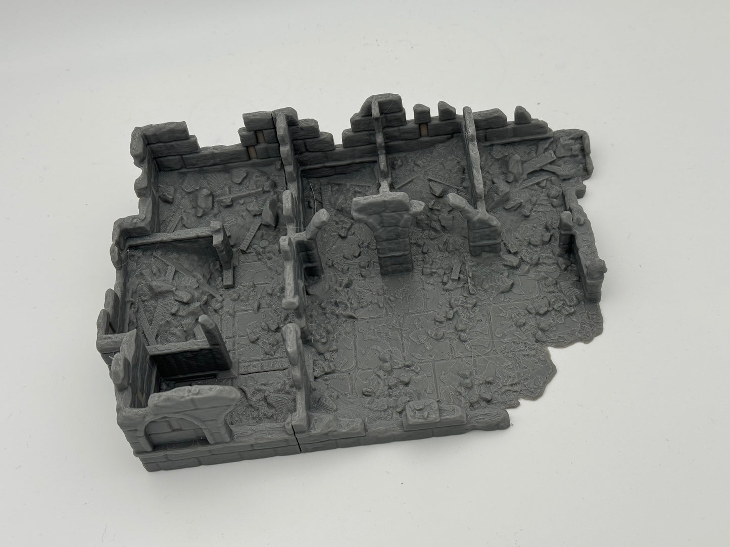 Produktfoto Tabletop 28mm The Printing Goes Ever On (TPGEO) 0: Stallungen Ruinen Ivory City - Gebäude Königreich Gonthan - Stables Ruins Tabletop Terrain
