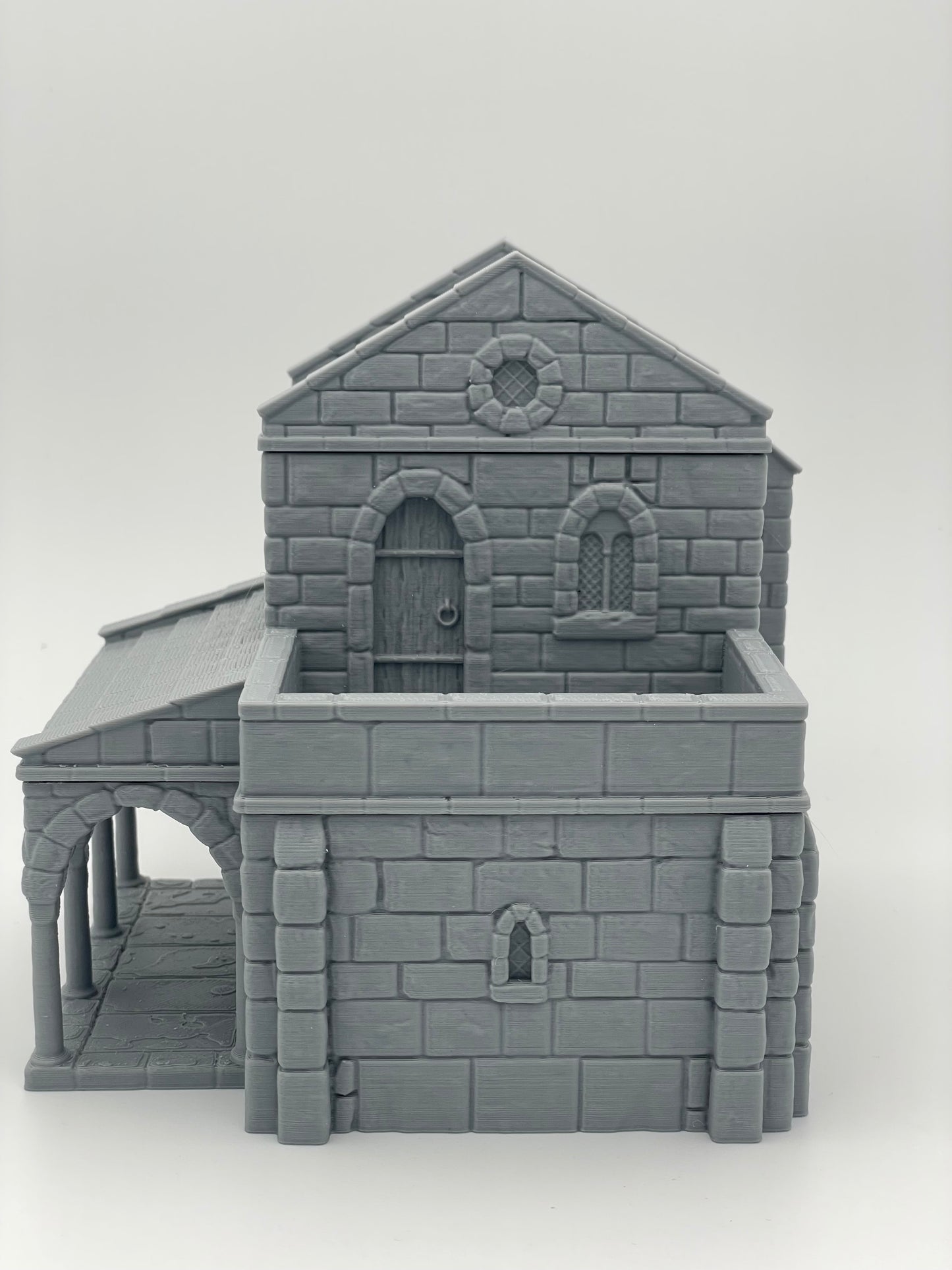 Produktfoto Tabletop 28mm The Printing Goes Ever On (TPGEO) 0: Mittelalterliches Wohnhaus A - Steinernes Gebäude aus dem Menschenreich Gonthan - Begehbares Gelände