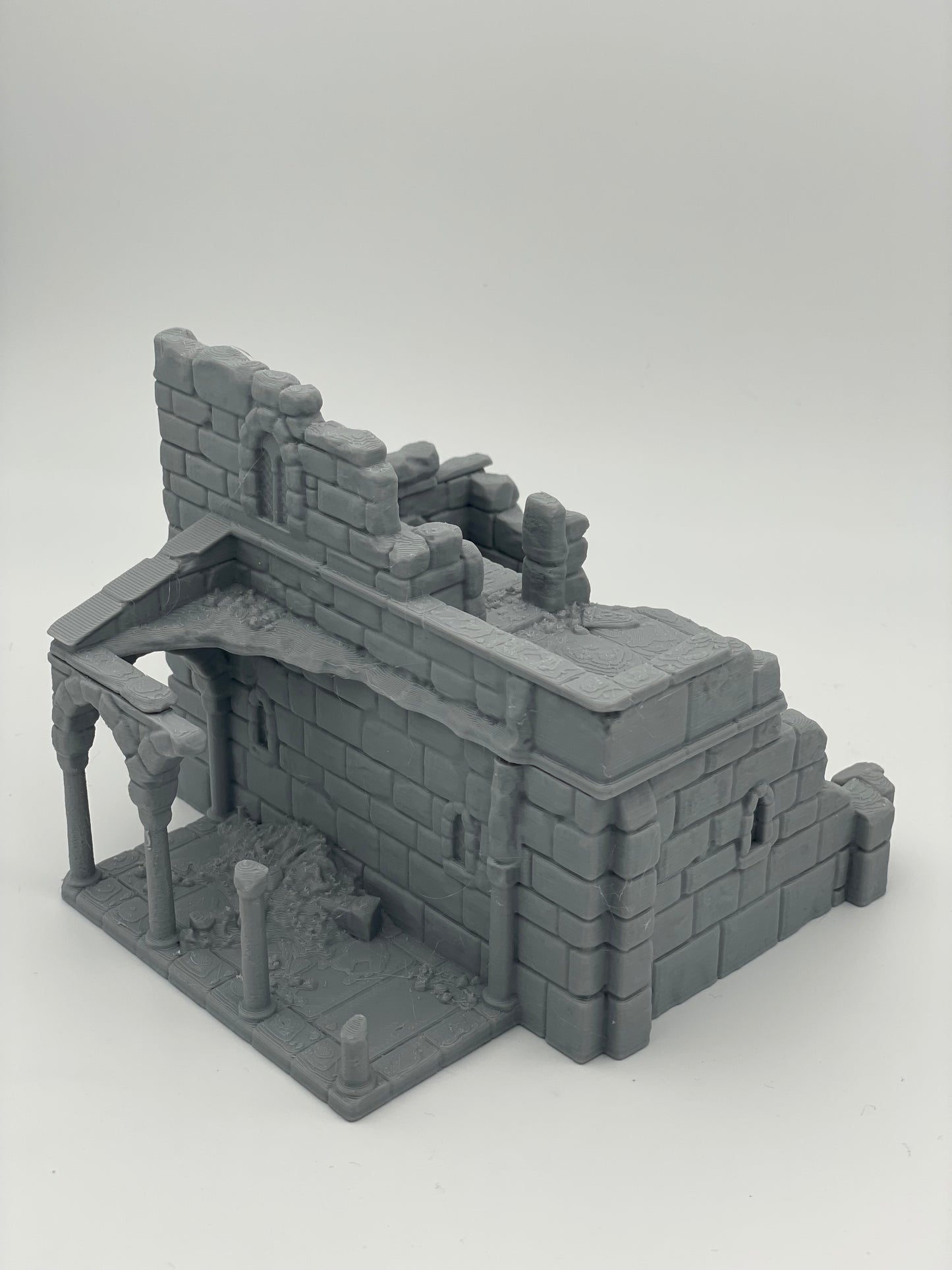 Produktfoto Tabletop 28mm The Printing Goes Ever On (TPGEO) 0: Ruine mittelalterliches Wohnhaus A2 - Überreste Gebäude aus dem Menschenreich Gonthan