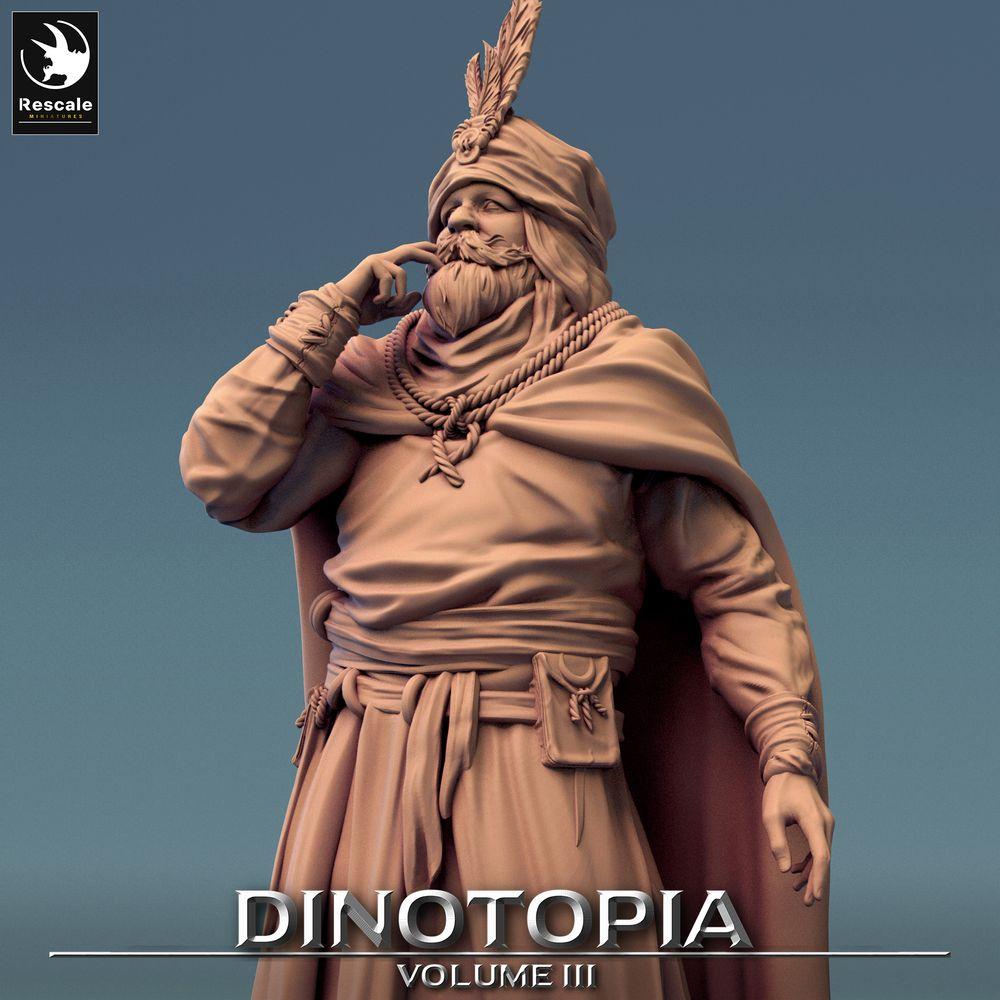 Produktfoto Tabletop 28mm Lord of the Print (LotP) 0: Tabletop Miniatur: Wüstenprinz und Nomadenfürst, Karawanenführer und Sultan - Desert Prince Nomad Lord (24_06_E22)