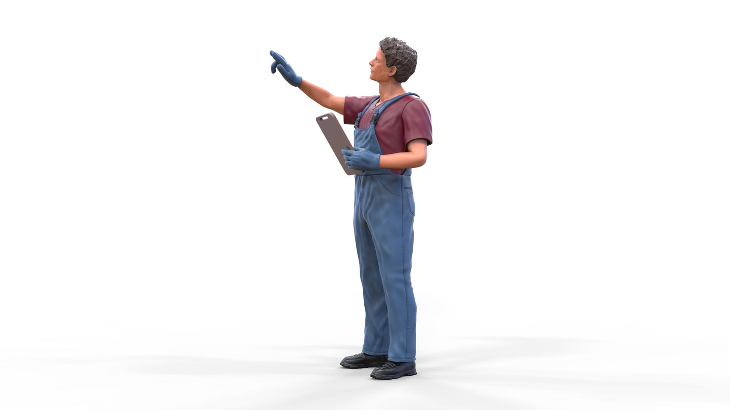 Produktfoto Diorama und Modellbau Miniatur Figur: Mechaniker Set, 6 Figuren