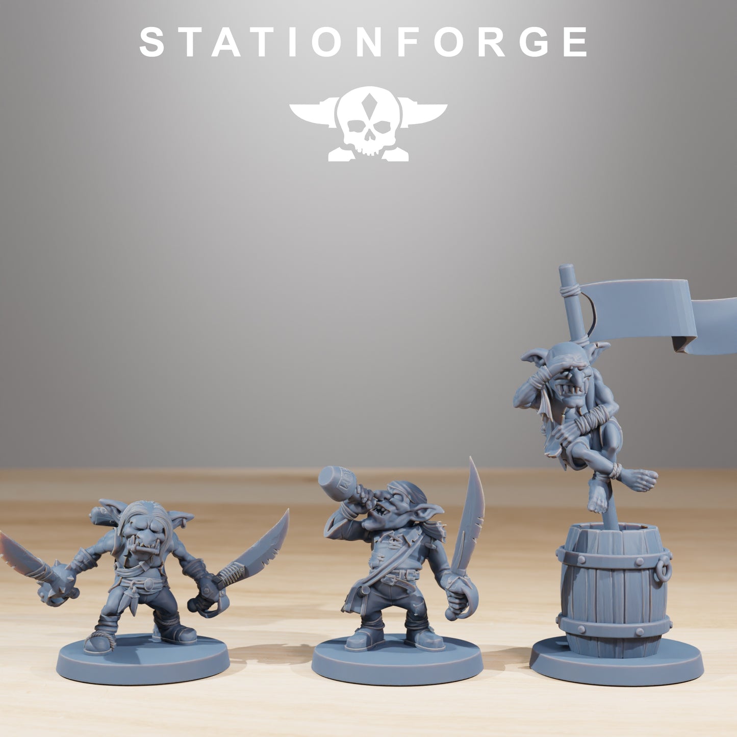 Produktfoto 28mm Tabletop Minis Stationforge: Gobs Pirates