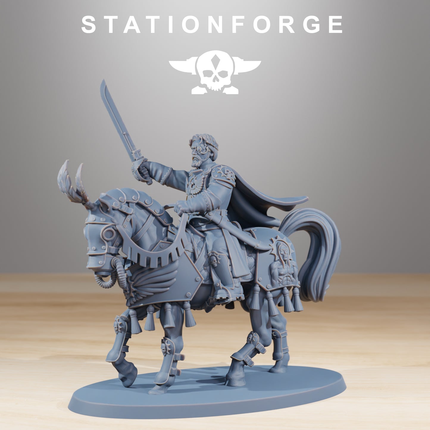 Produktfoto 28mm Tabletop Minis Stationforge: Cavalry Commanders
