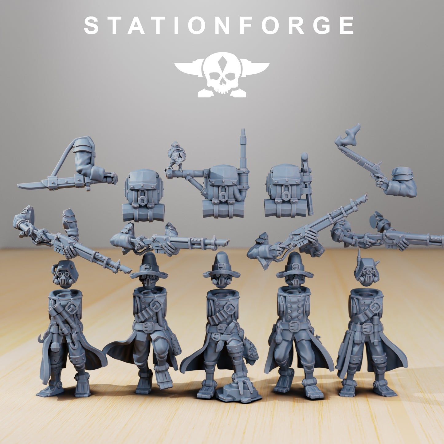 Produktfoto 28mm Tabletop Minis Stationforge: Bounty Hunter