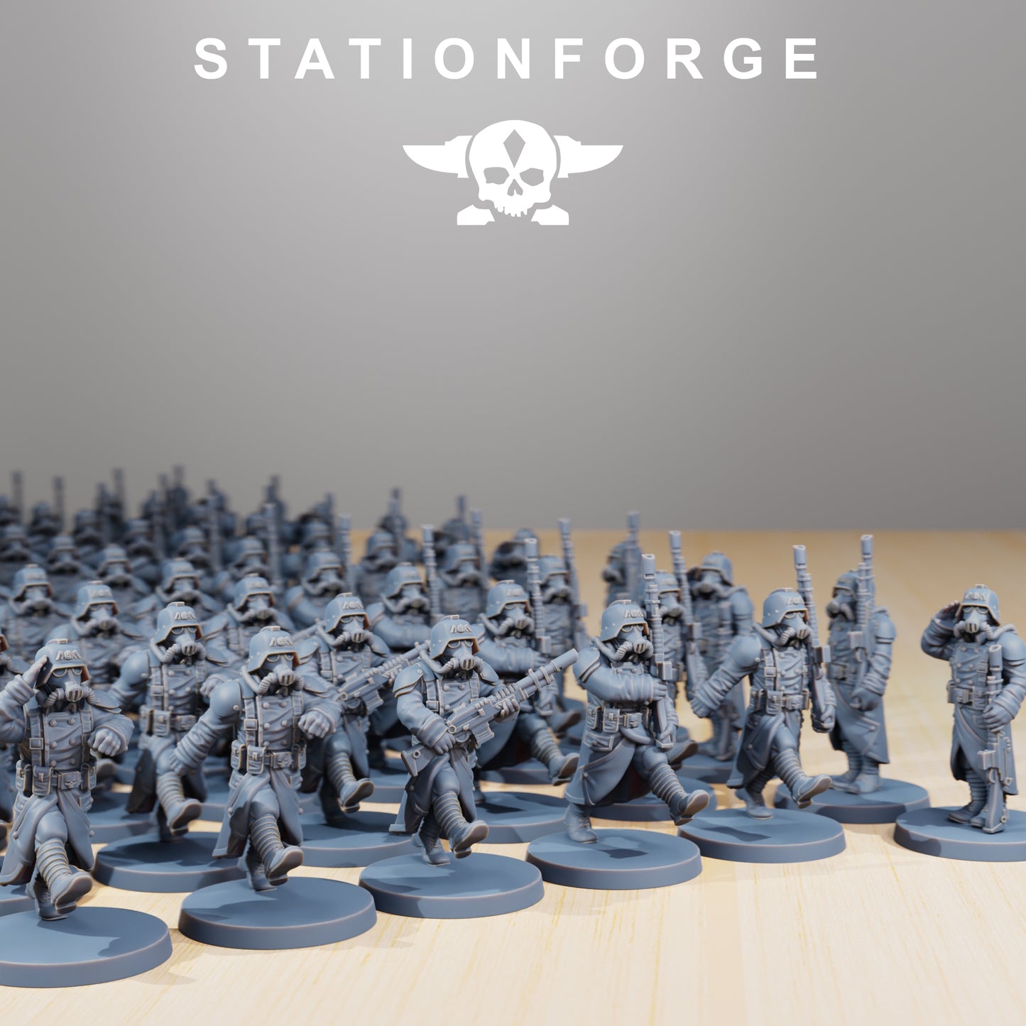 Produktfoto 28mm Tabletop Minis Stationforge: Marching Poses