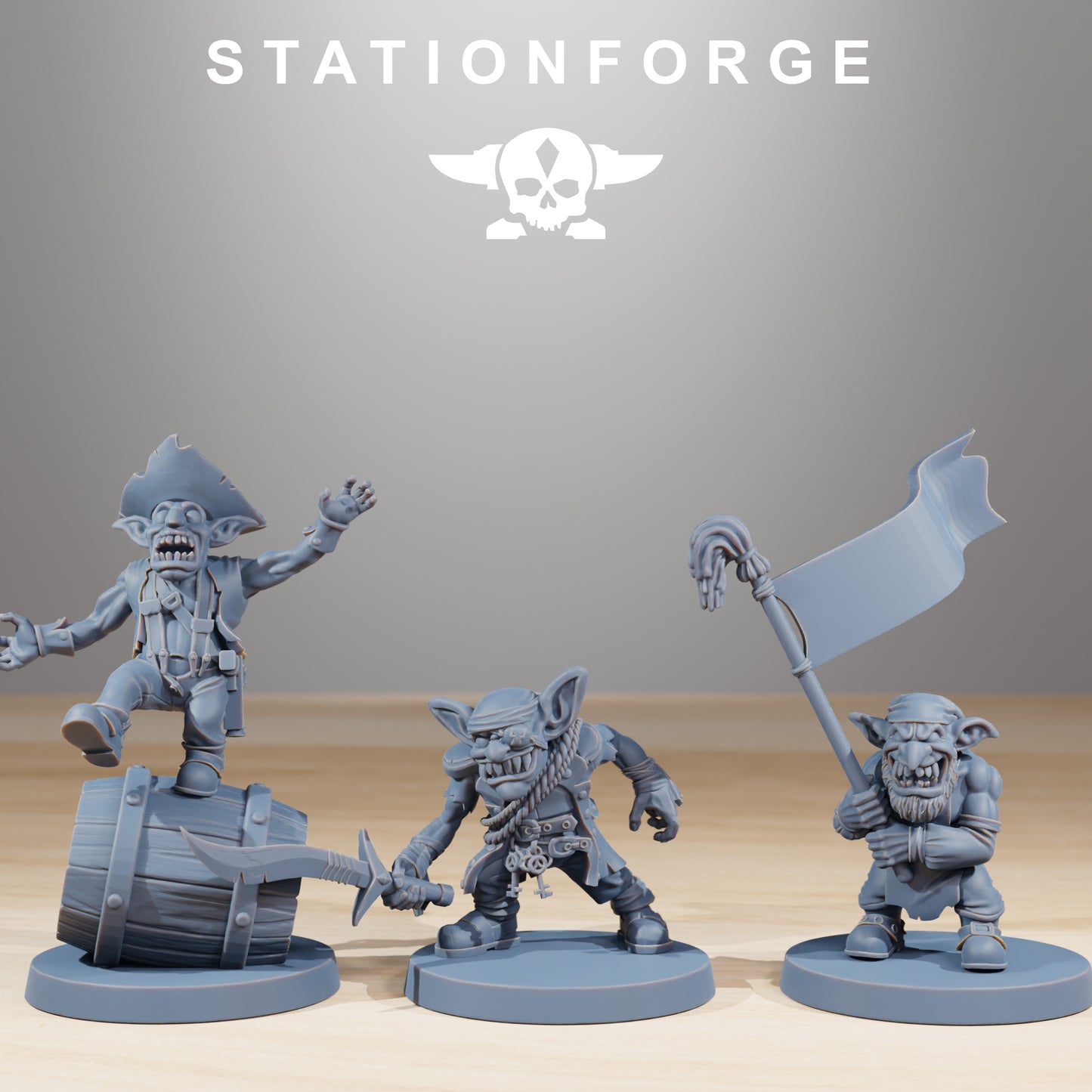 Produktfoto 28mm Tabletop Minis Stationforge: Gobs Pirates