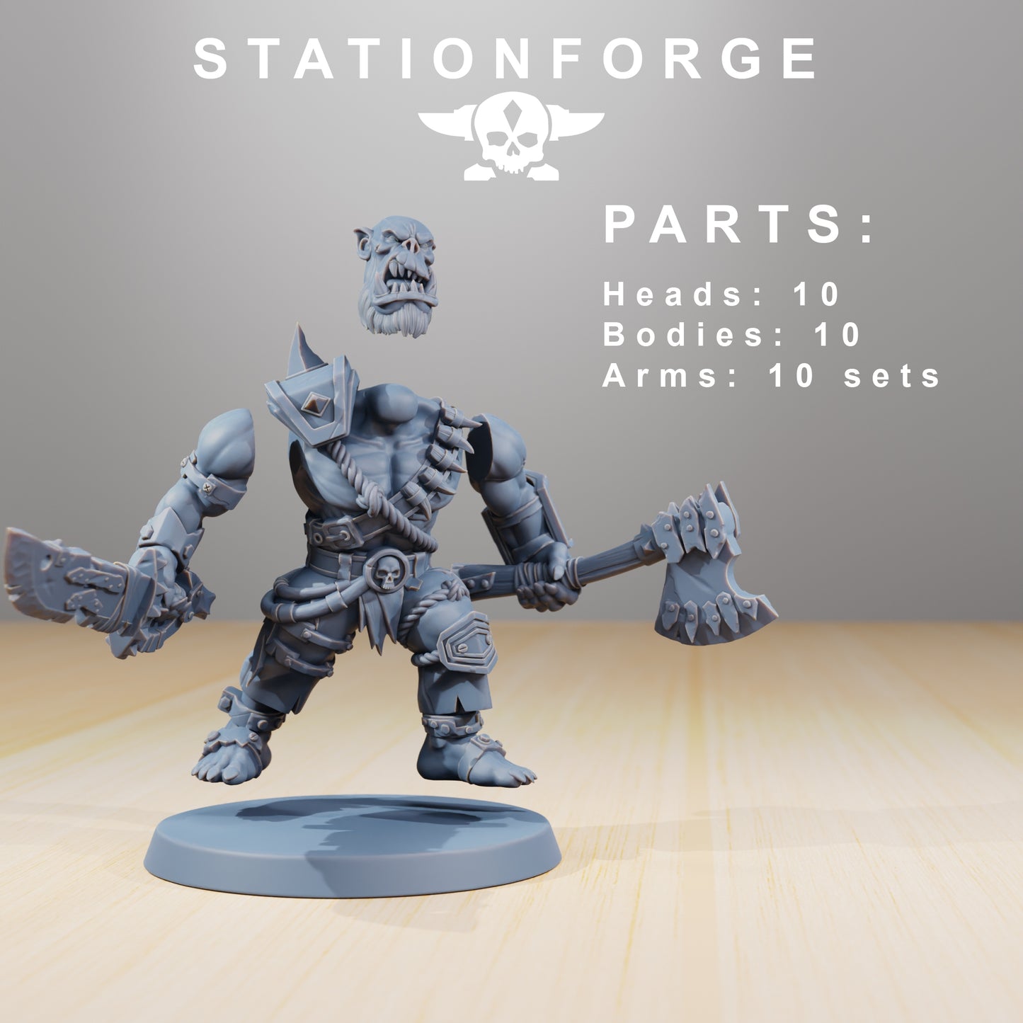Produktfoto 28mm Tabletop Minis Stationforge: Strappaz