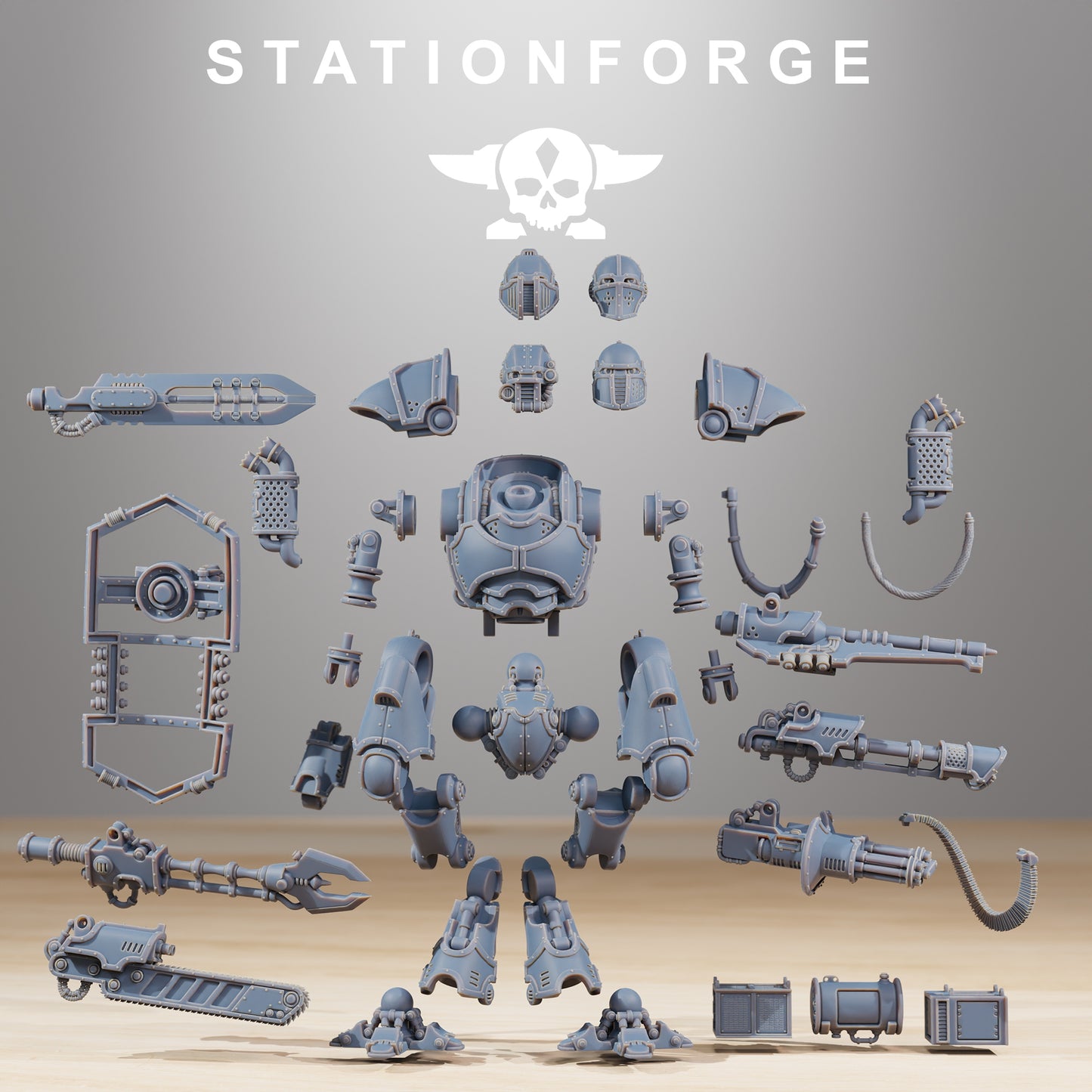 Produktfoto 28mm Tabletop Minis Stationforge: Armageddon