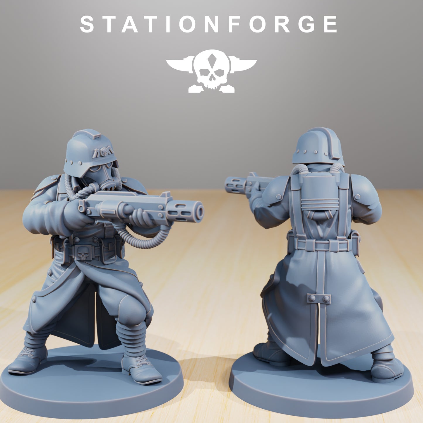 Produktfoto 28mm Tabletop Minis Stationforge: Command Force