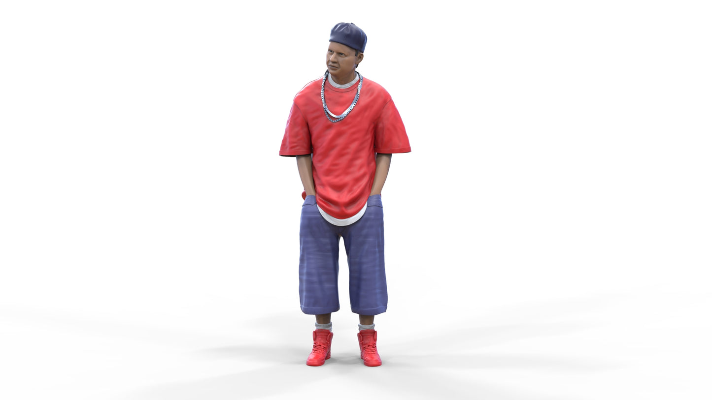 Produktfoto Diorama und Modellbau Miniatur Figur: Homie | Gangster | Hip Hopper 1