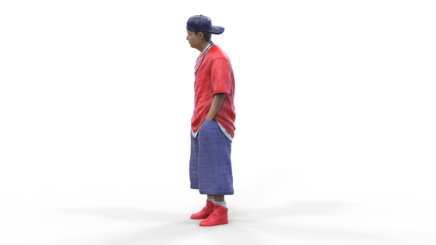 Produktfoto Diorama und Modellbau Miniatur Figur: Homie | Gangster | Hip Hopper 1