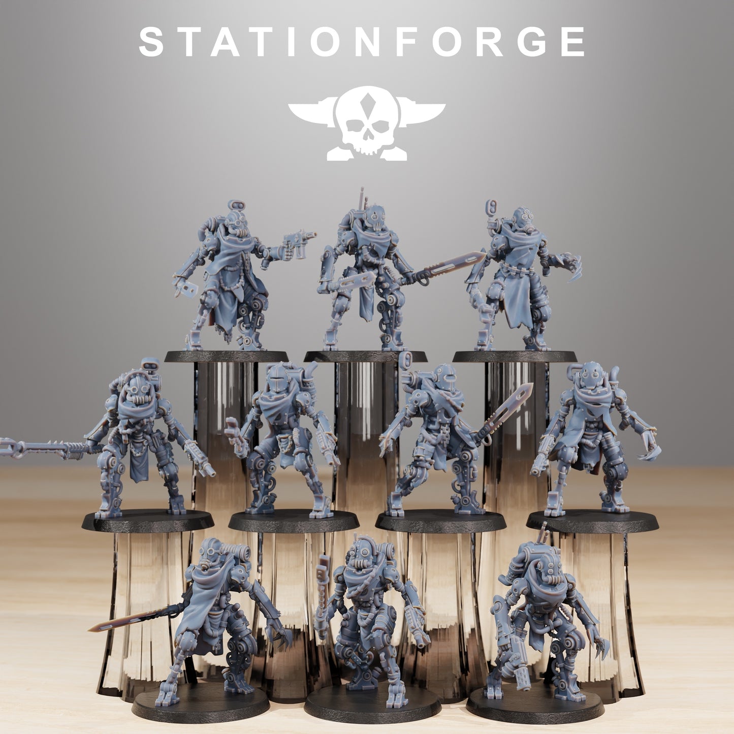 Produktfoto 28mm Tabletop Minis Stationforge: Junkbots