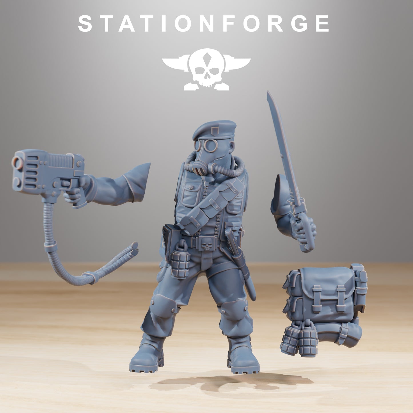 Produktfoto 28mm Tabletop Minis Stationforge: Jungle Fighters